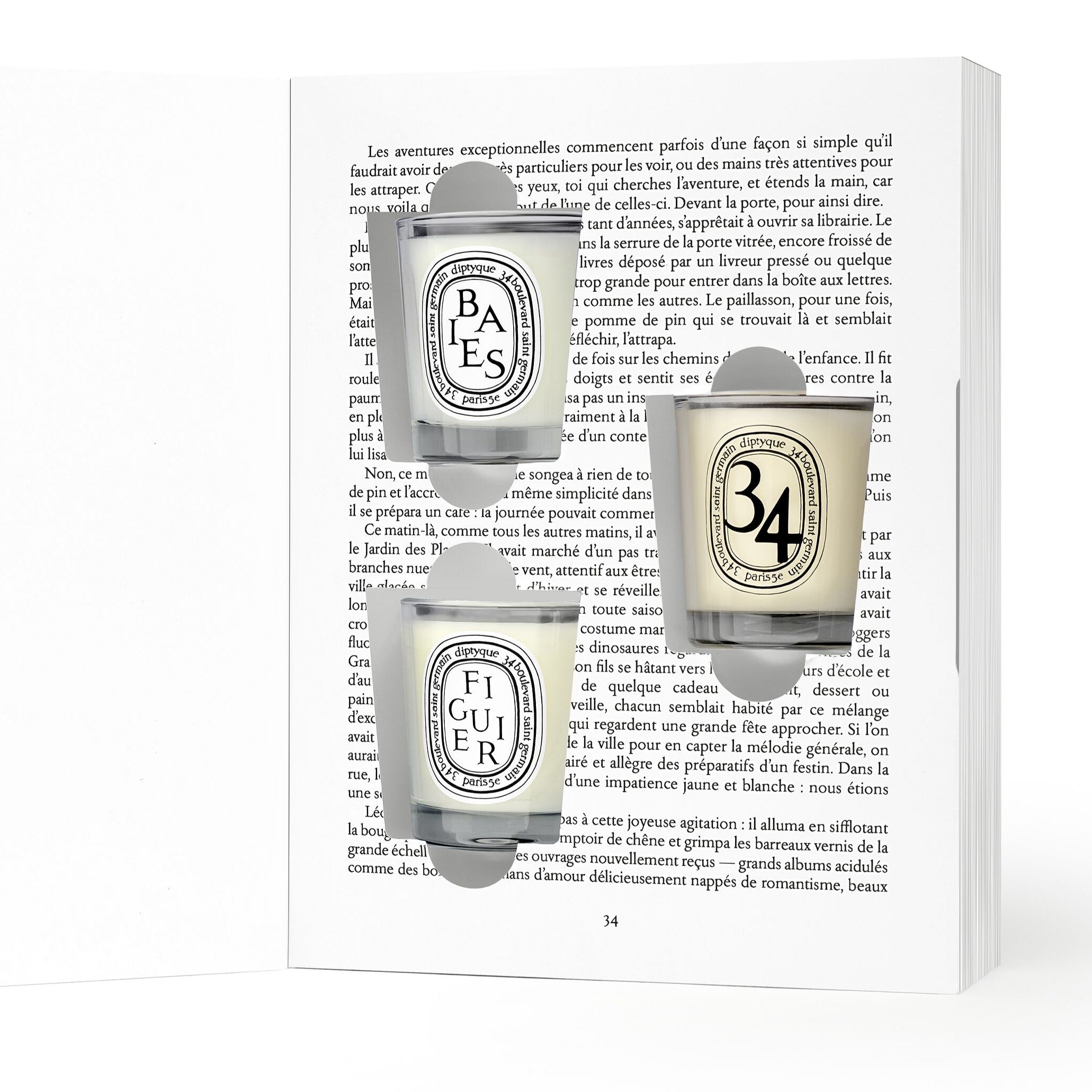 Diptyque - Holiday Surprise Book 3 Mini Candle Gift Set | Candle