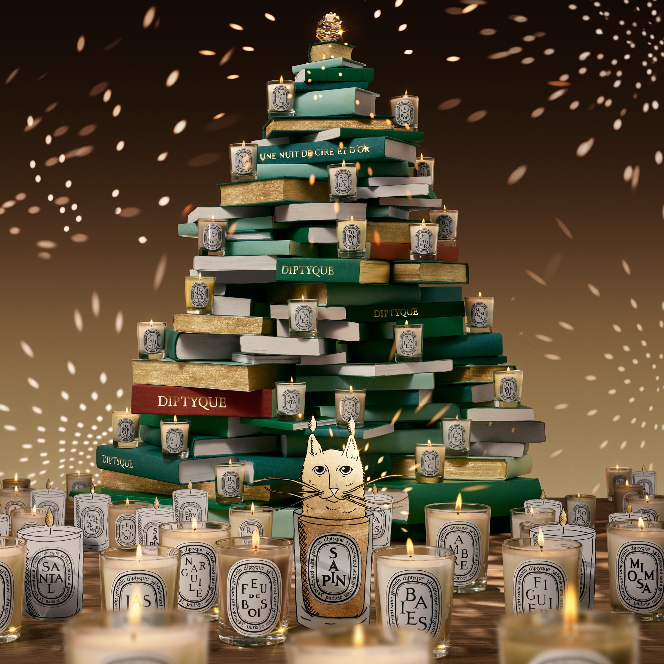 diptyque クリスマス 限定 カルーセル ホリデー キャンドル 190g Diptyque - Holiday Carousel For 190g Candle | Candle Delirium