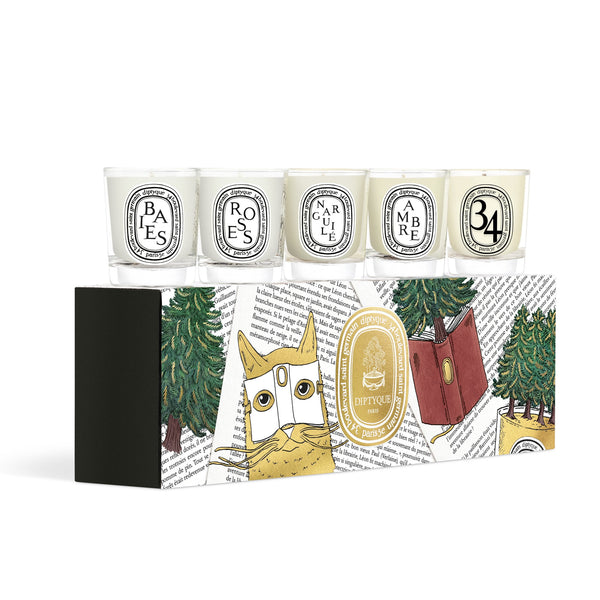 Diptyque - Set of 5 Miniature Candles | Candle Delirium