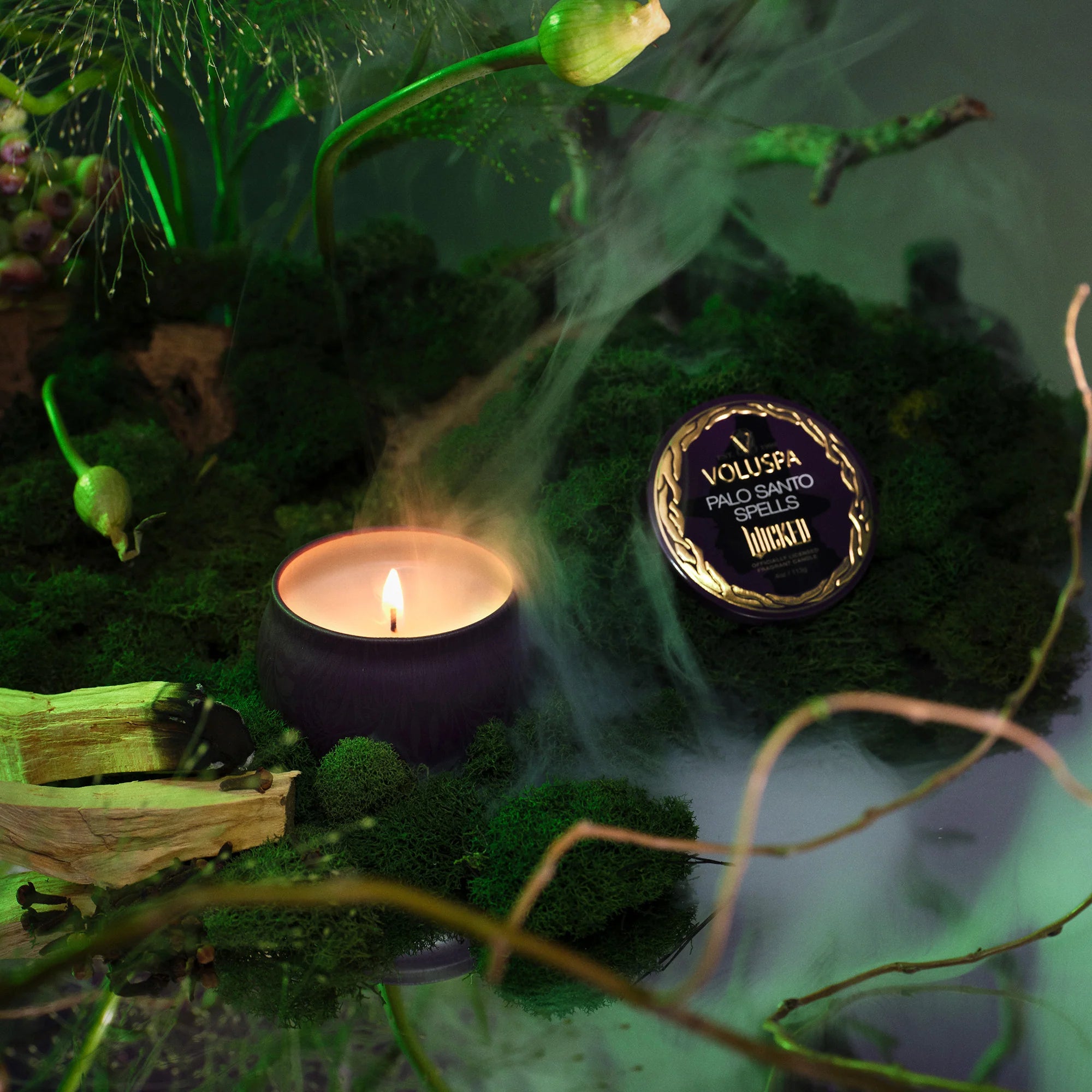 Voluspa - Palo Santo Spells Mini Tin Candle (Wicked 2 Collection)