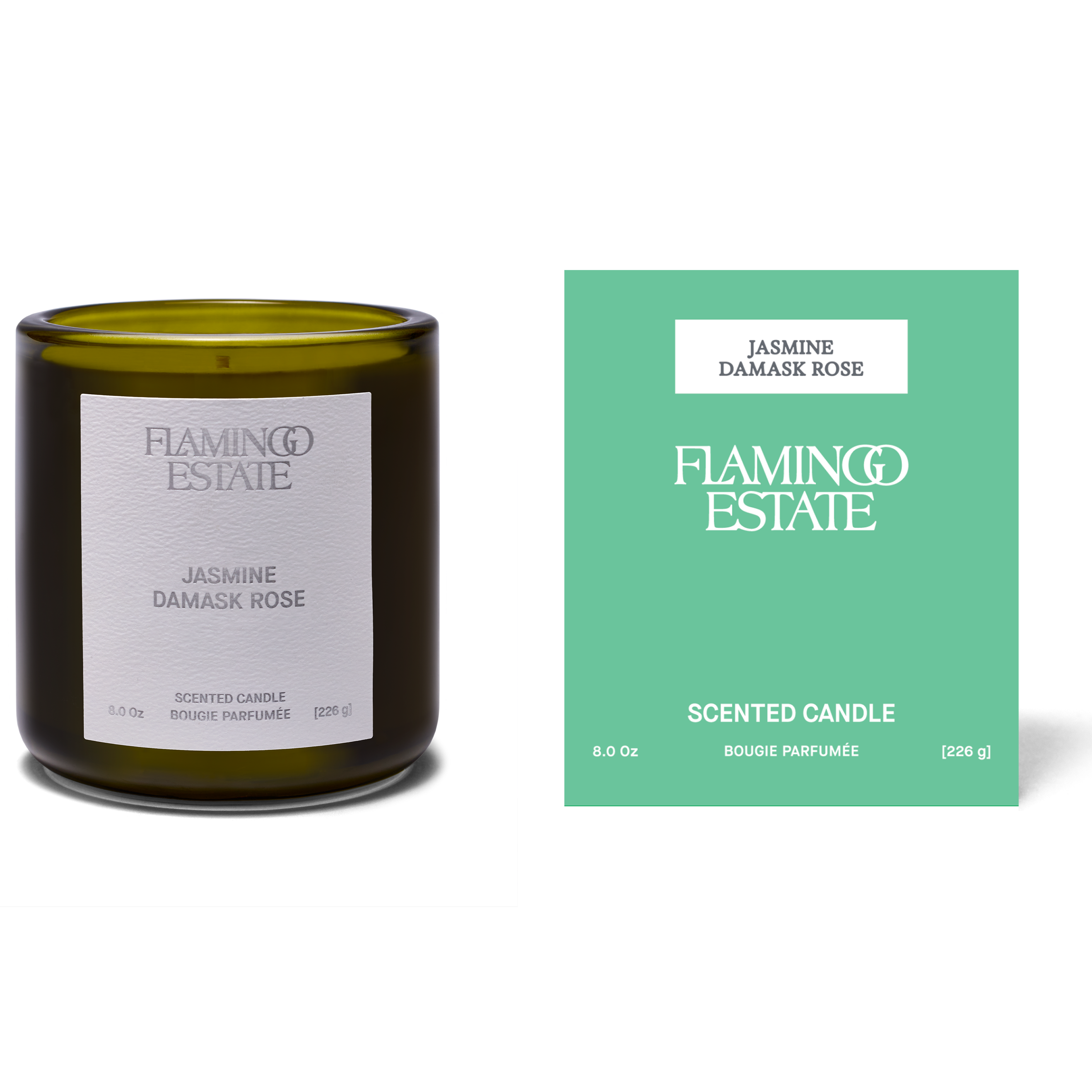 Flamingo Estate - Jasmine Damask Rose Candle