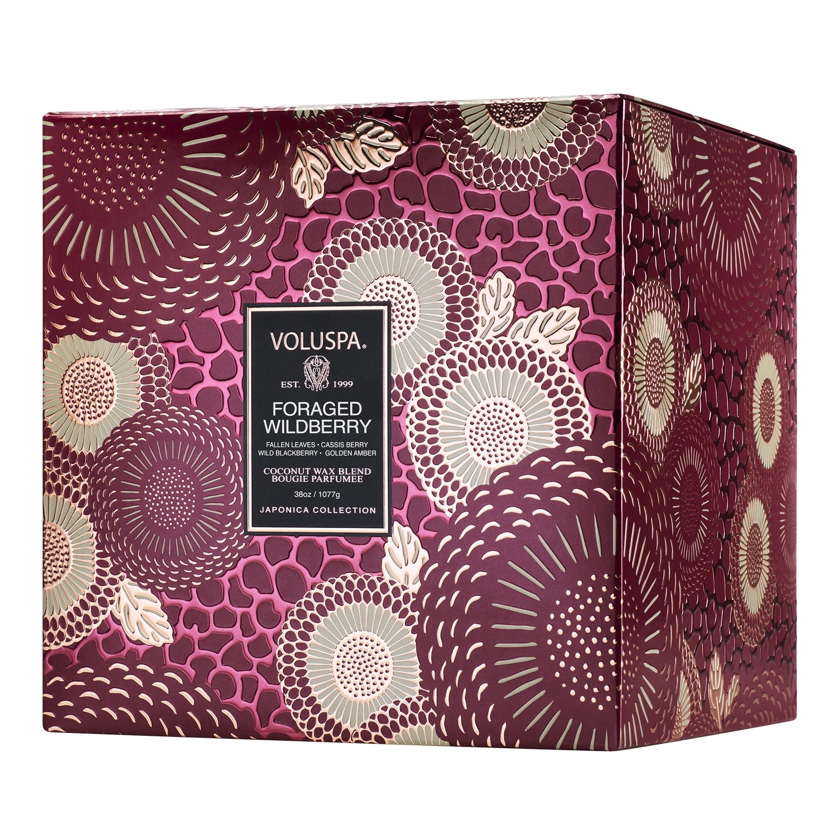 Voluspa - Foraged Wildberry 3 Wick Hearth Candle