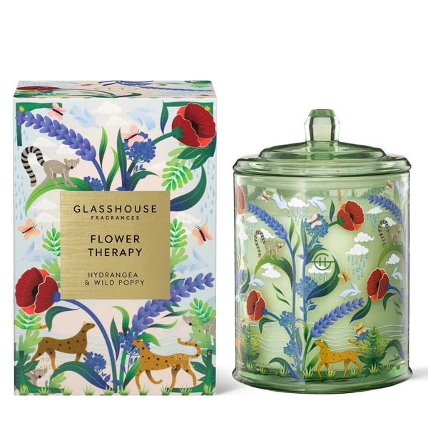 グラスハウスキャンドル FLOWER THERAPY Glasshouse - Flower Therapy Candle (Limited Edition) | Candle Delirium