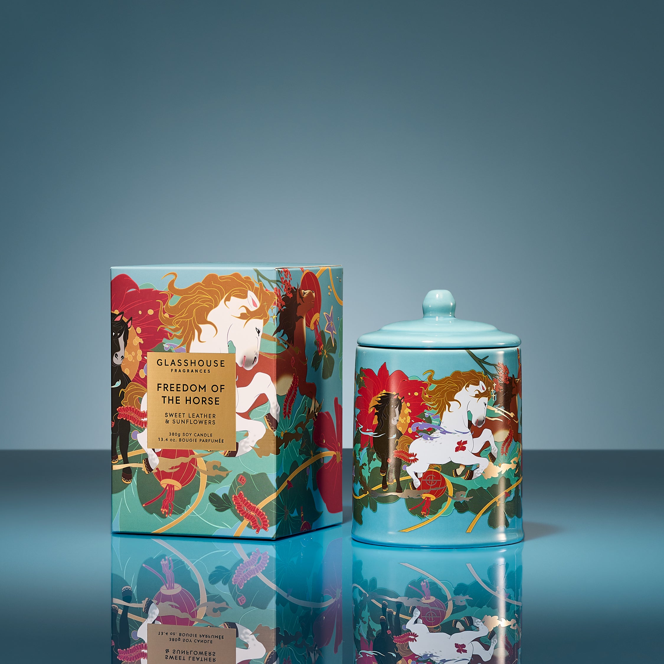 Glasshouse - Freedom of the Horse Candle | Candle Delirium