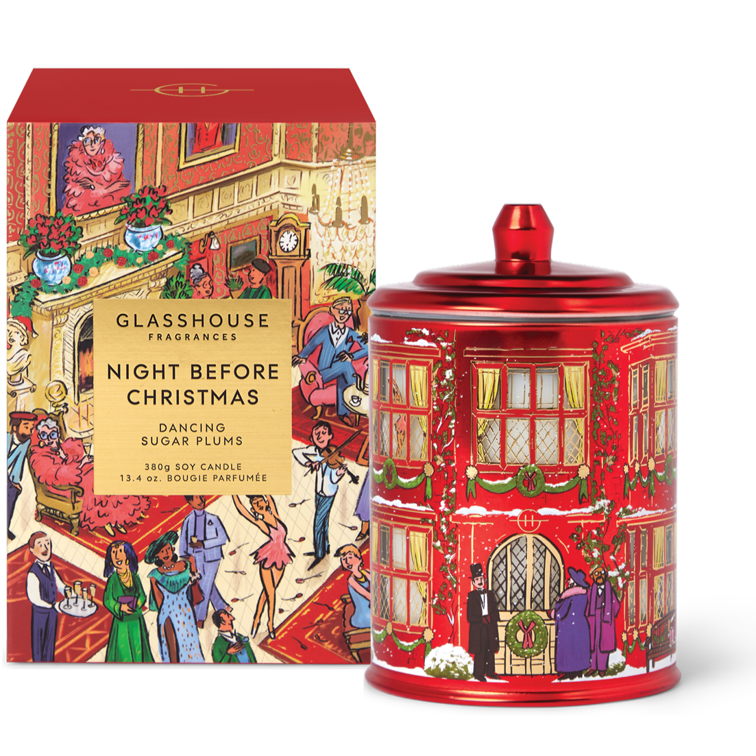 Glasshouse - Night Before Christmas Candle
