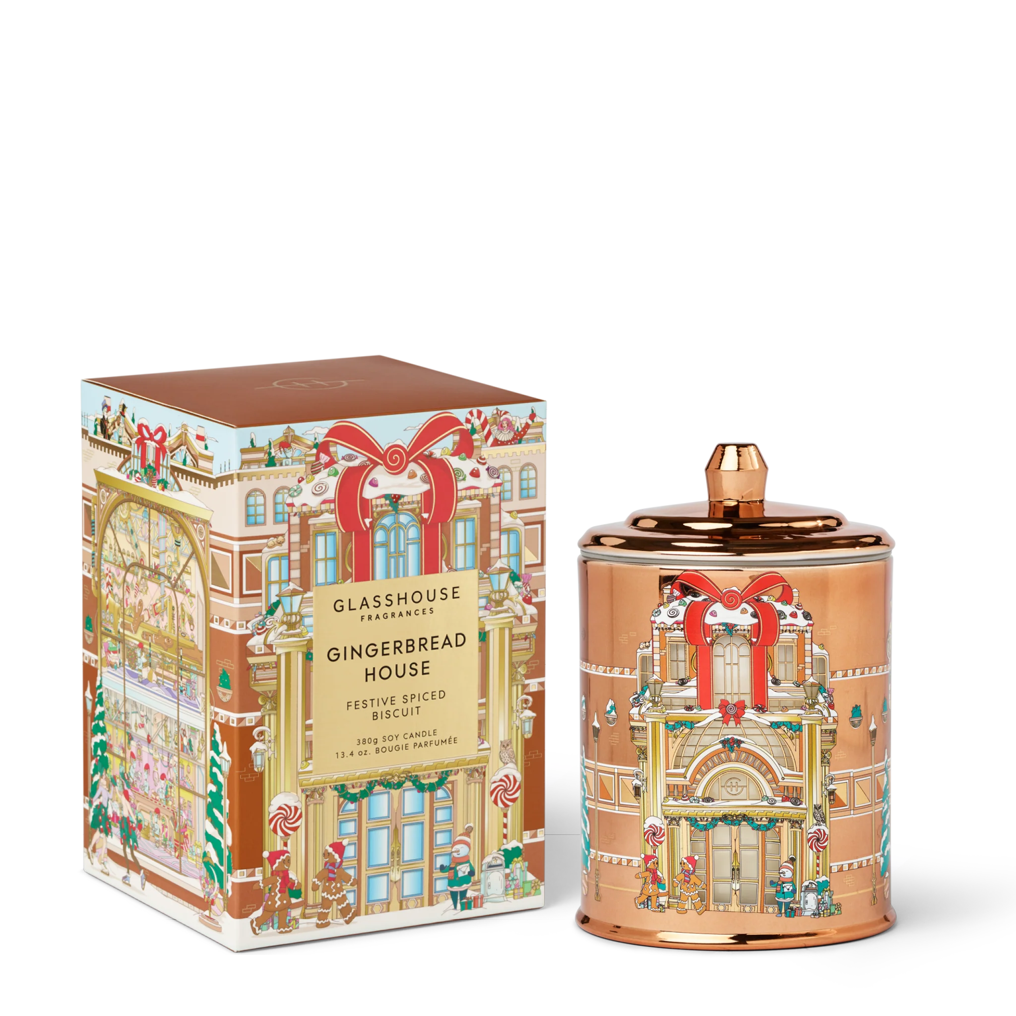 Glasshouse - Gingerbread House Candle