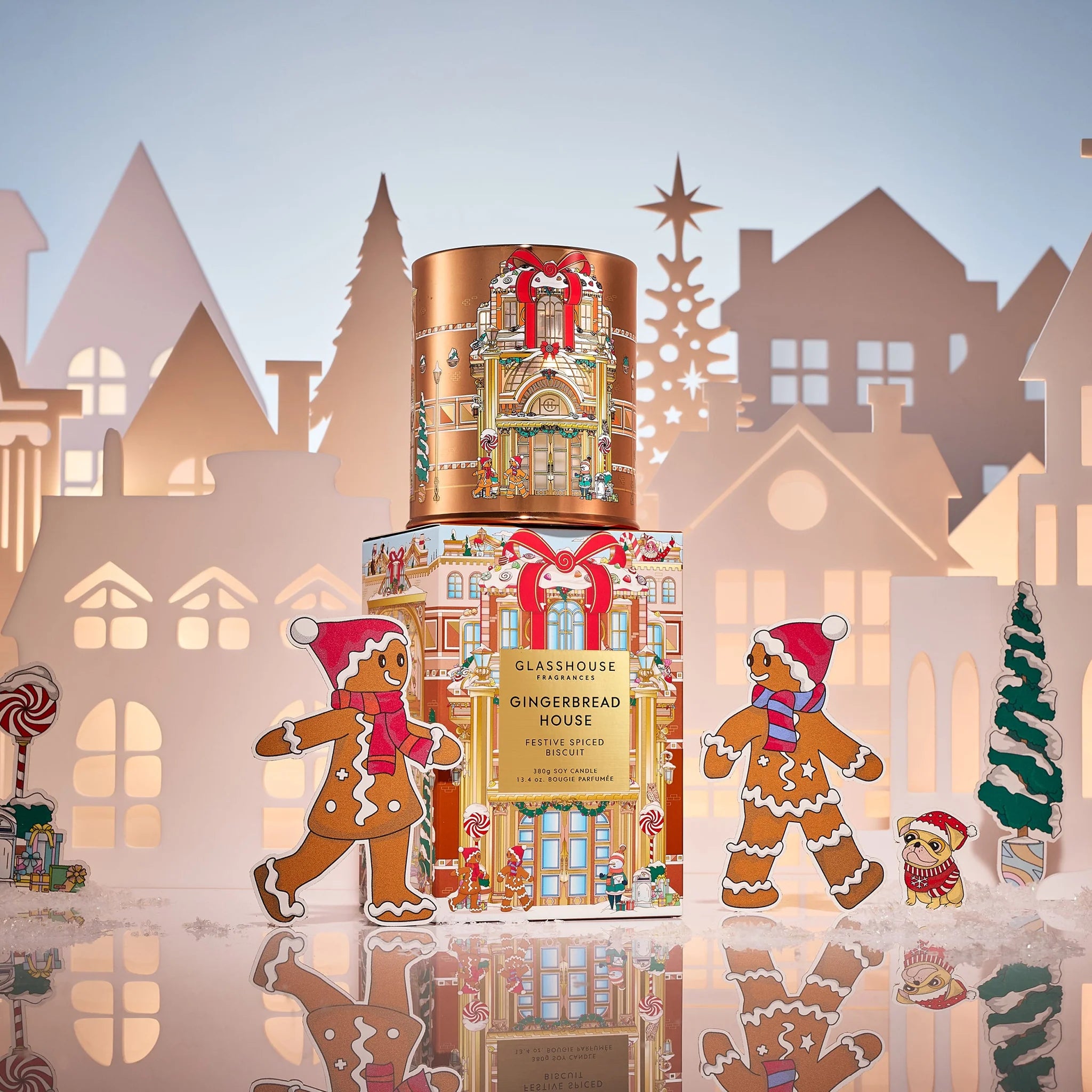 Glasshouse - Gingerbread House Candle