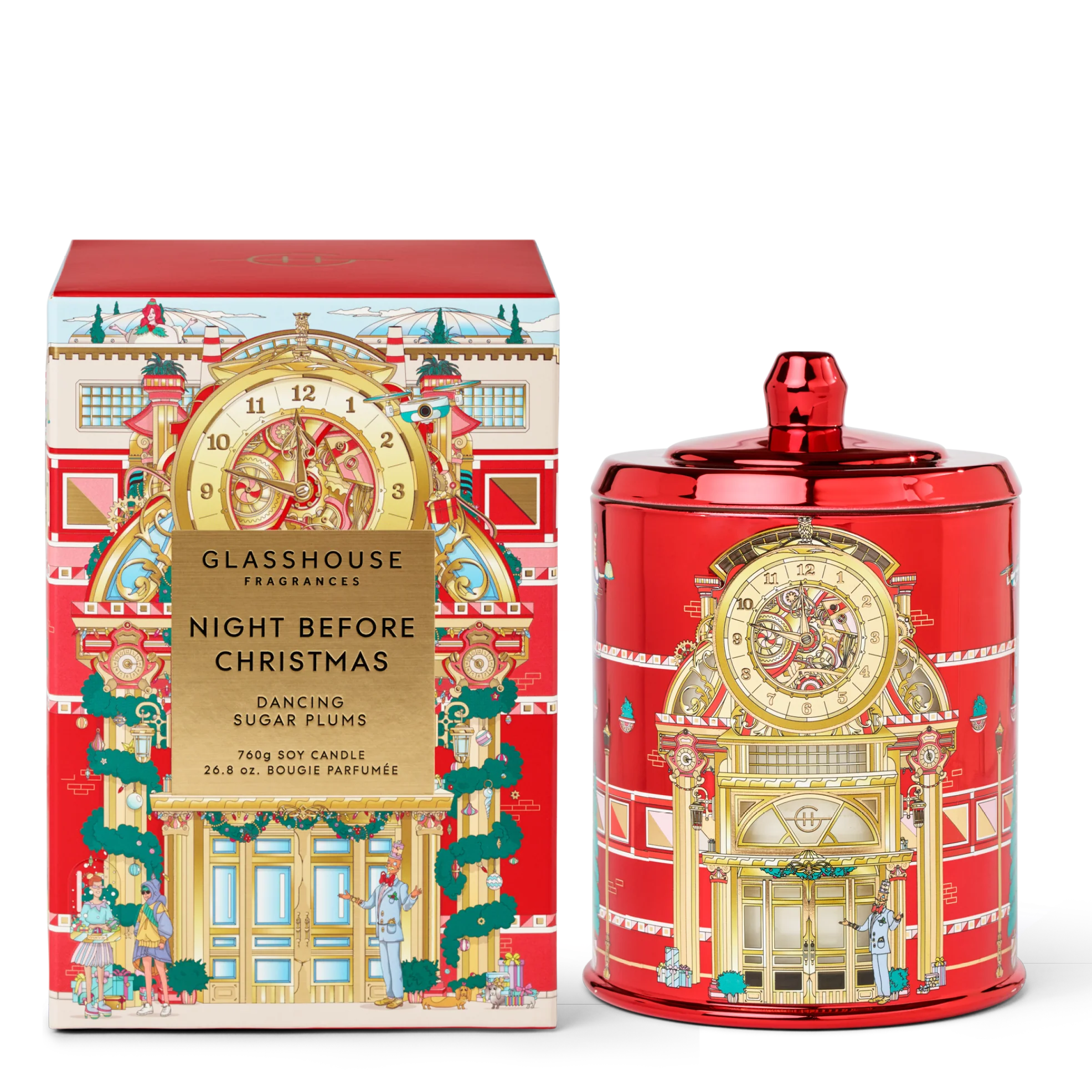 Glasshouse - Night Before Christmas Large Candle