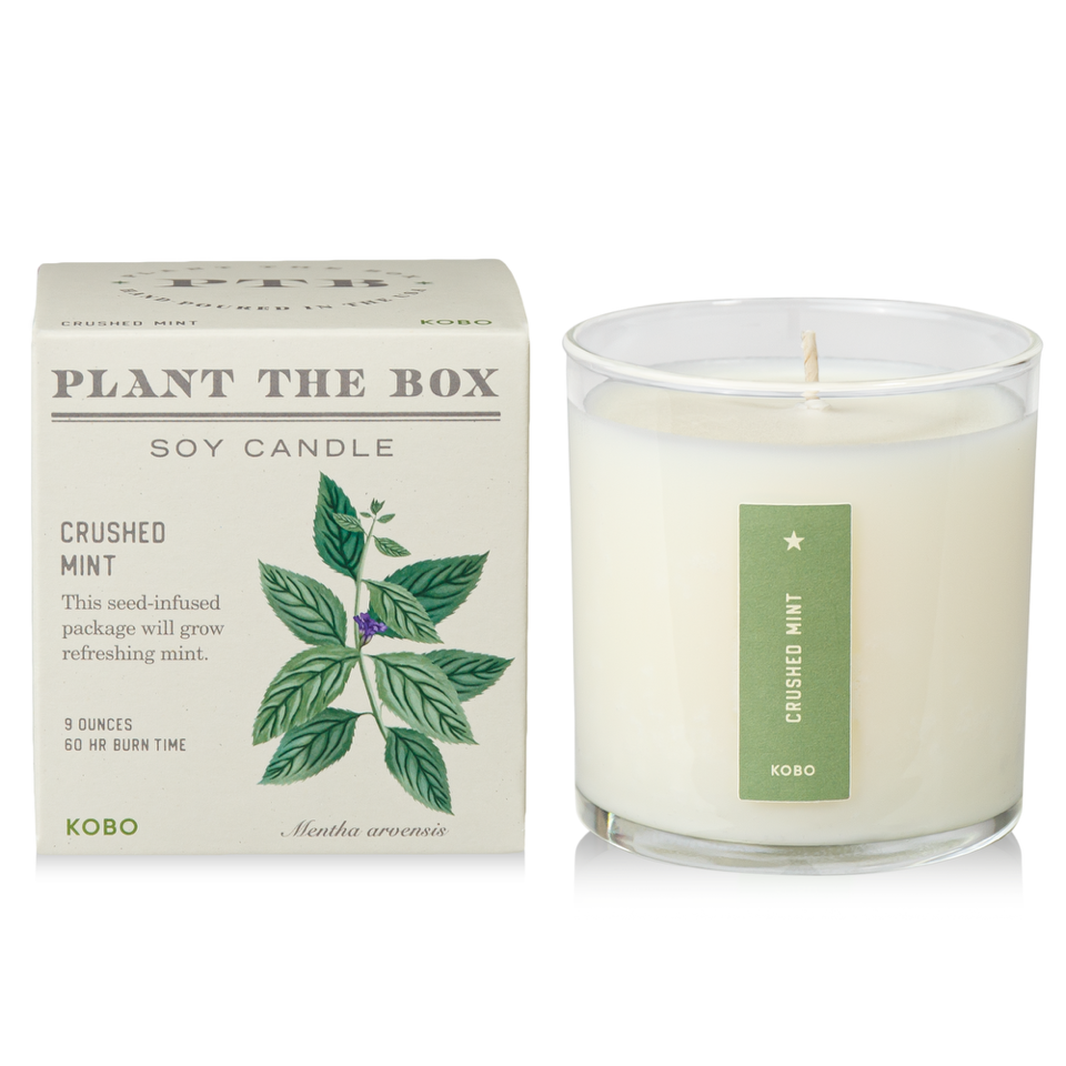 Kobo - Plant the Box Crushed Mint Candle