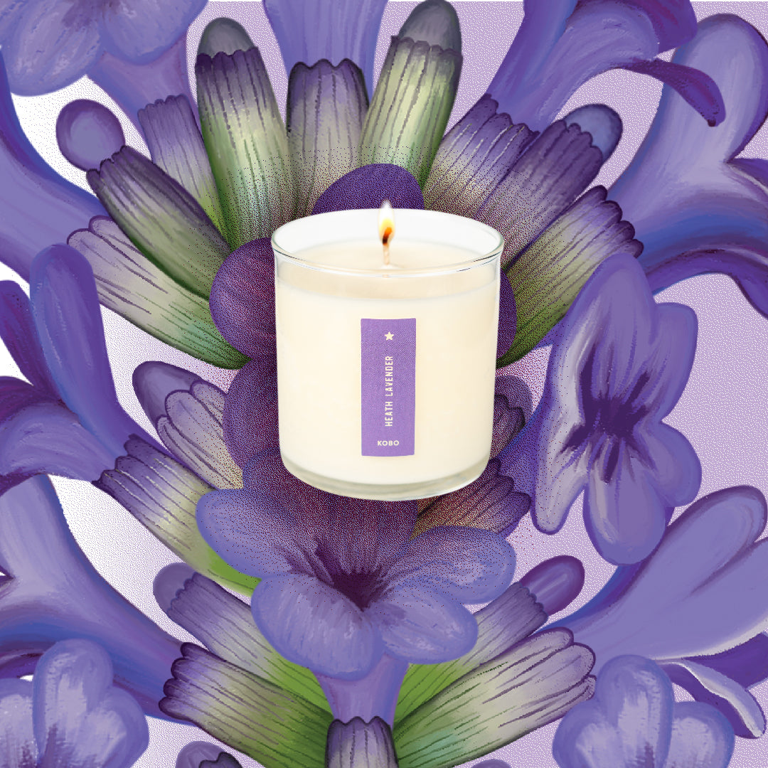 Kobo - Plant the Box Heath Lavender Candle