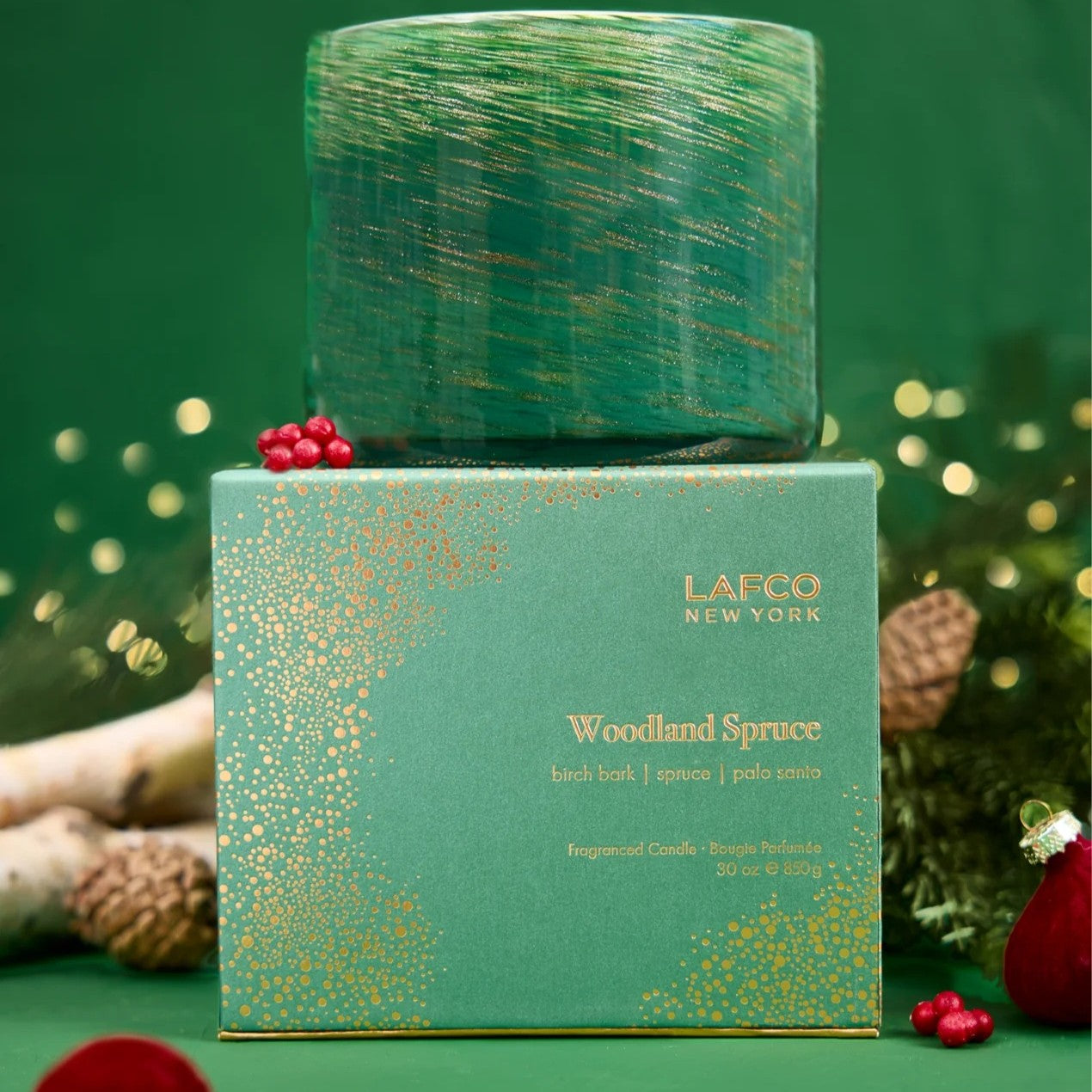 LAFCO - Woodland Spruce 3 Wick Candle