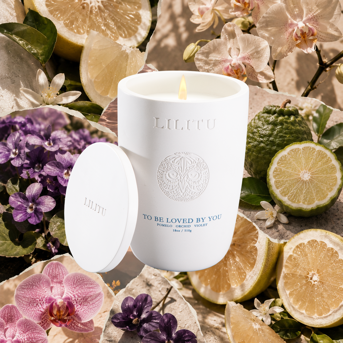Lilitu - To Be Loved Ceramic Candle