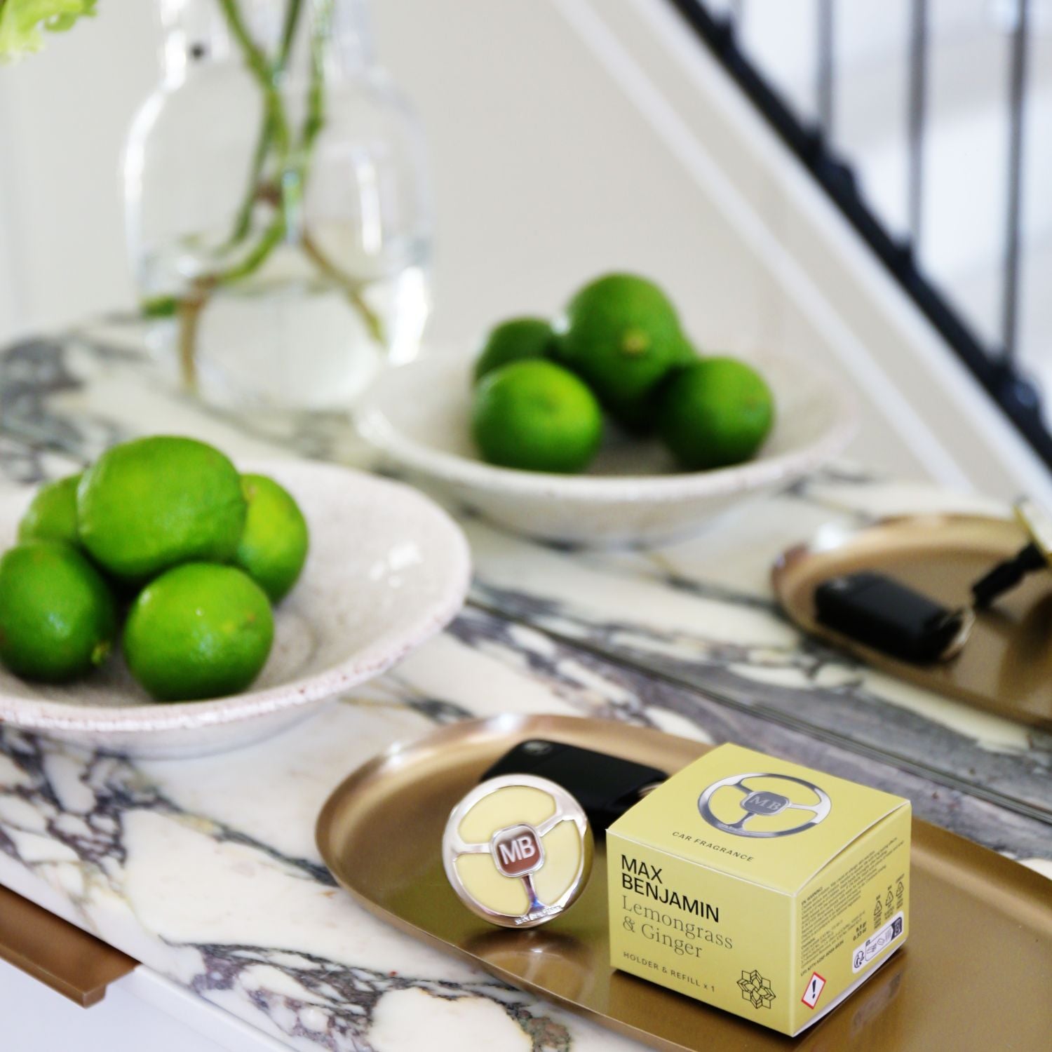 Max Benjamin - Lemongrass & Ginger Car Diffuser
