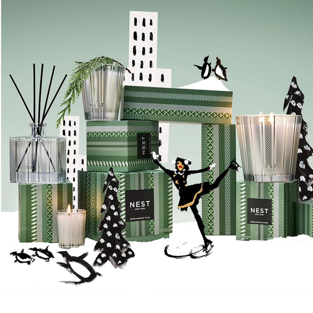 Nest - Birchwood Pine Votive Candle