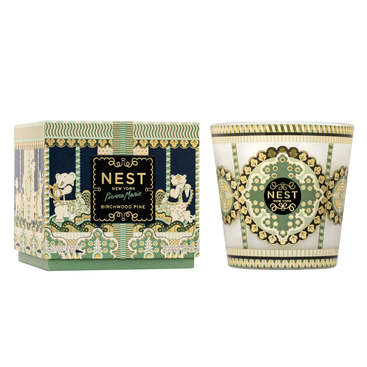 Nest - Birchwood Pine x Pierre Marie 3 Wick Candle