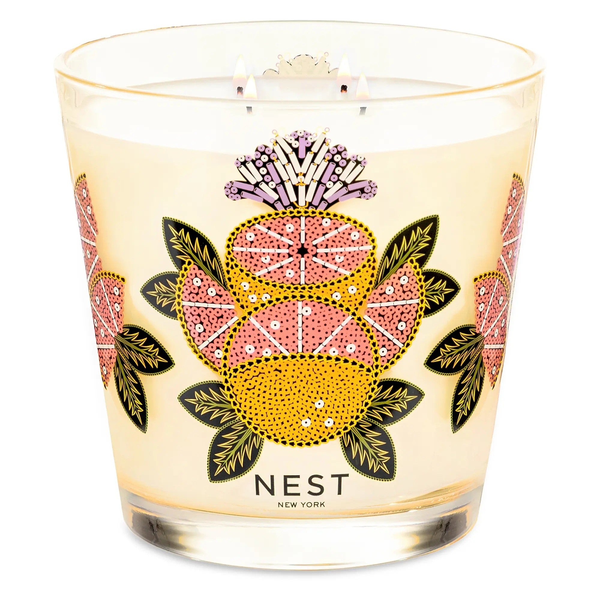 Nest - Grapefruit Decorative 4 Wick Luxury Candle