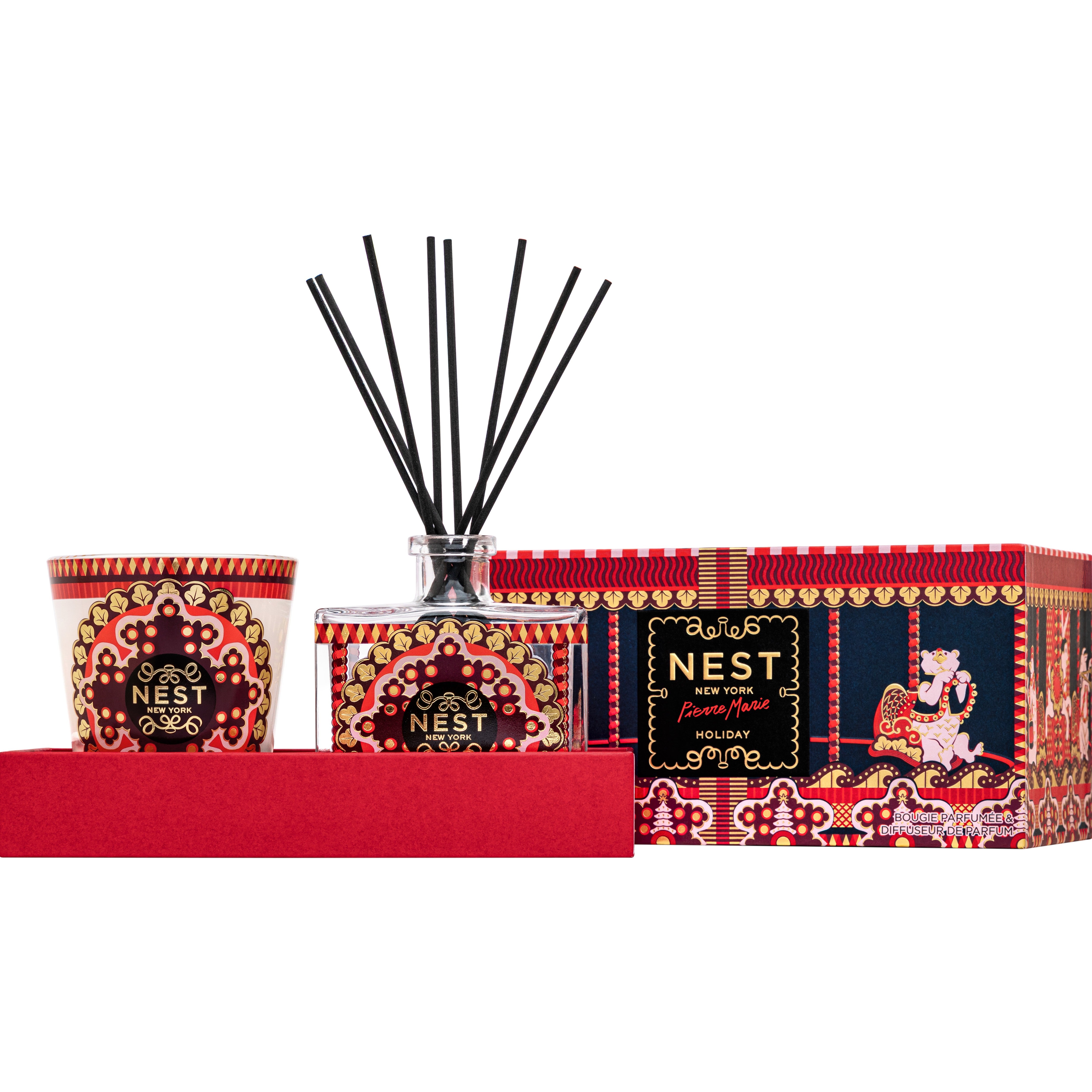 Nest - Holiday x Pierre Marie Candle & Diffuser Gift Set