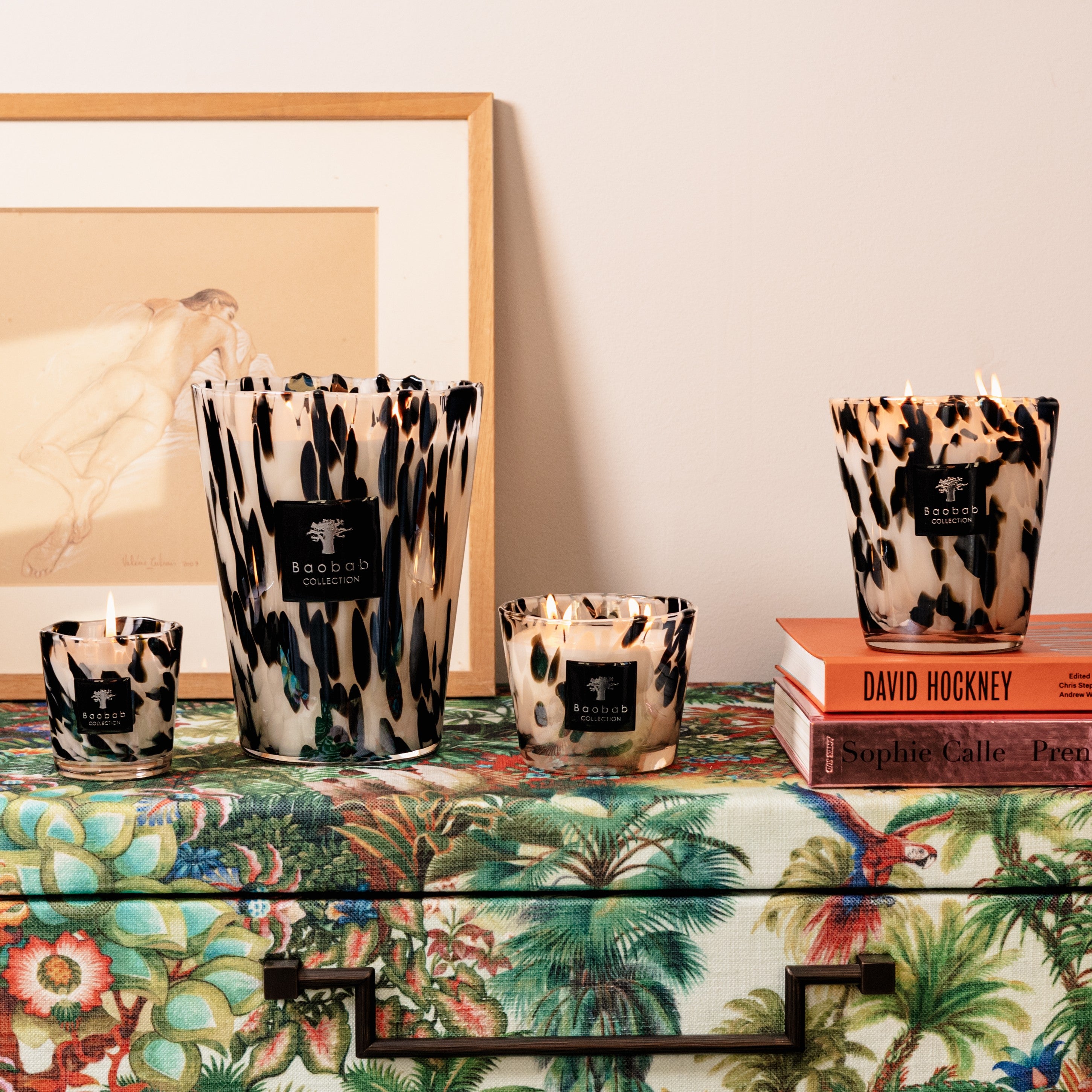 Baobab Collection - Black Pearls Max08 Petite Candle