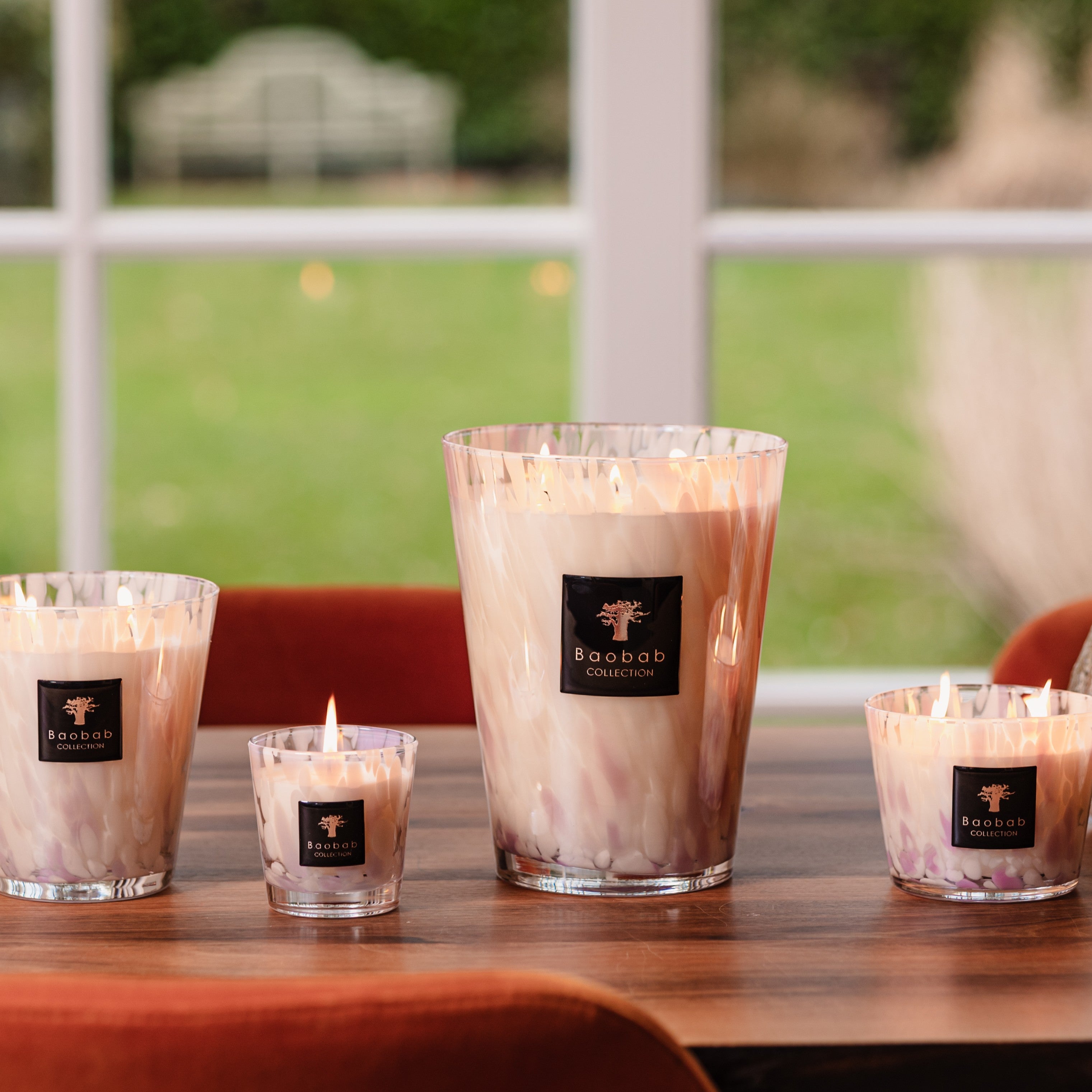 Baobab Collection - White Pearls Max10 Classique Candle