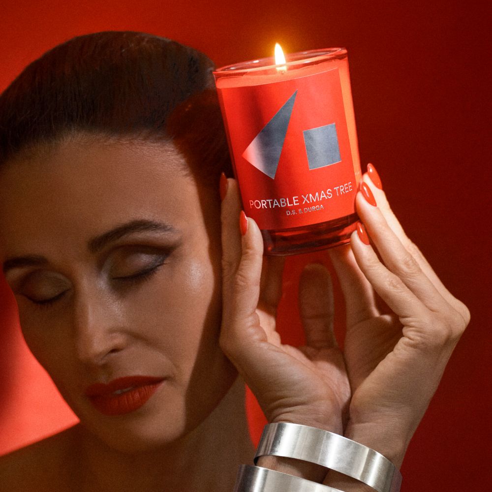 DS & Durga - Portable Xmas Tree Candle at CandleDelirium.com
