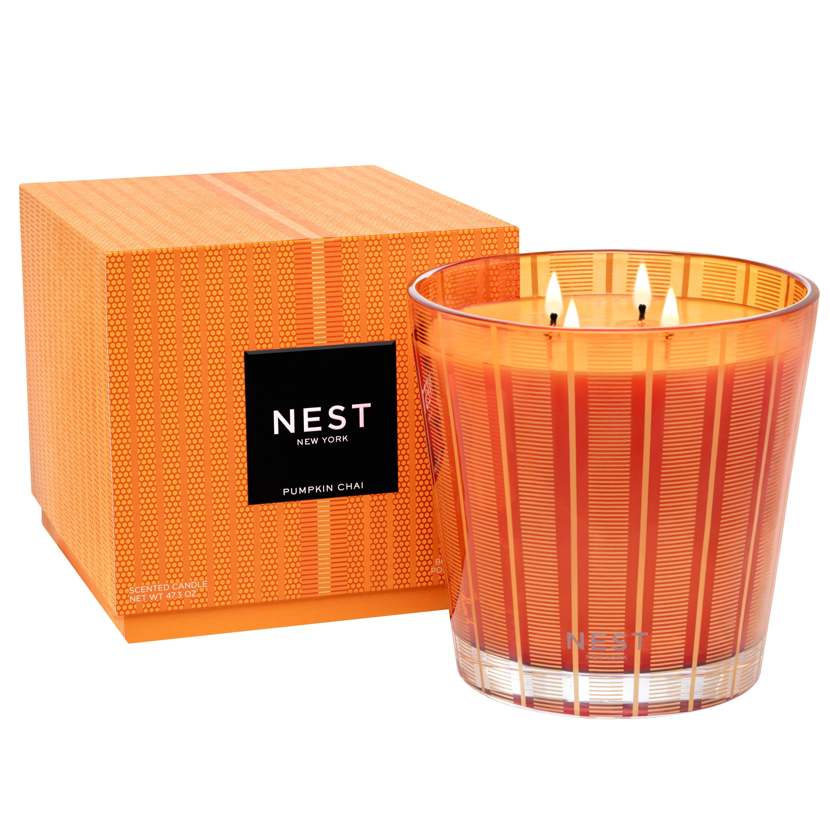 Nest - Pumpkin Chai 4 Wick Luxury Candle | Candle Delirium
