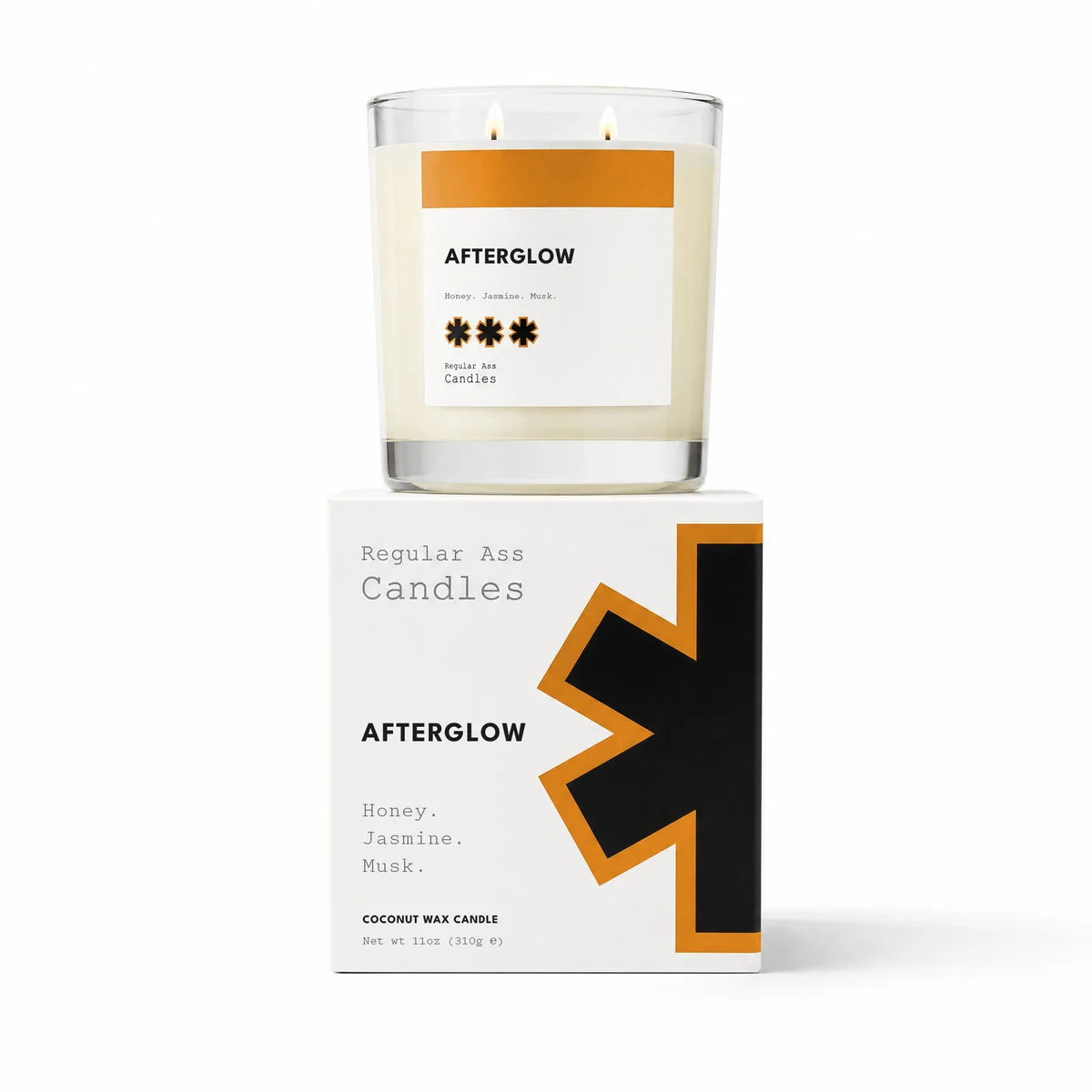 Regular Ass Candles - Afterglow (Honey + Jasmine + Musk) Candle