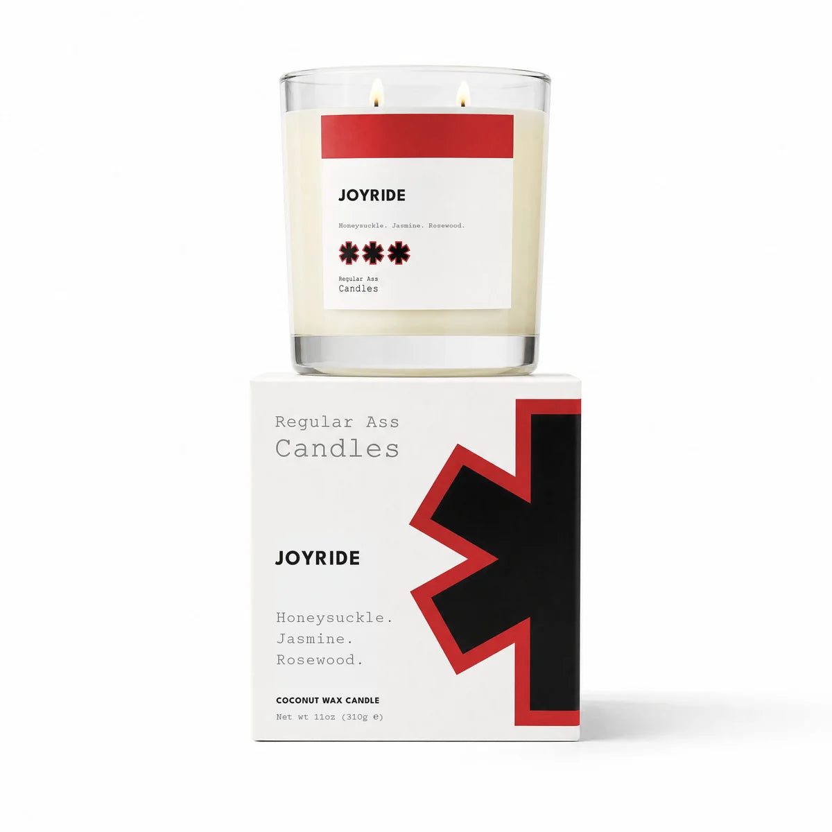 Regular Ass Candles - Joyride (Honeysuckle + Jasmine + Rosewood) Candle