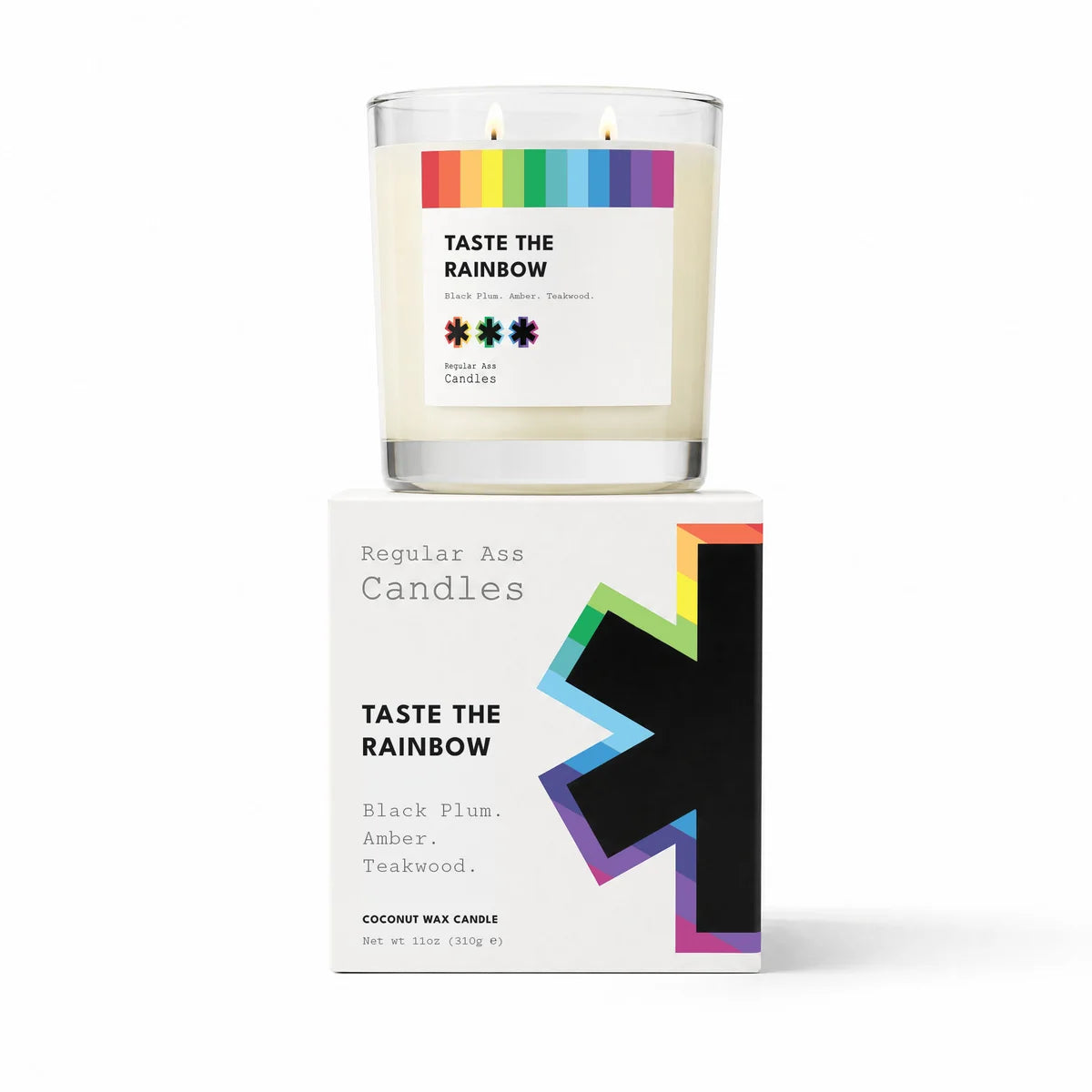 Regular Ass Candles - Taste the Rainbow (Red Currant + Goji + Sugarcane) Candle