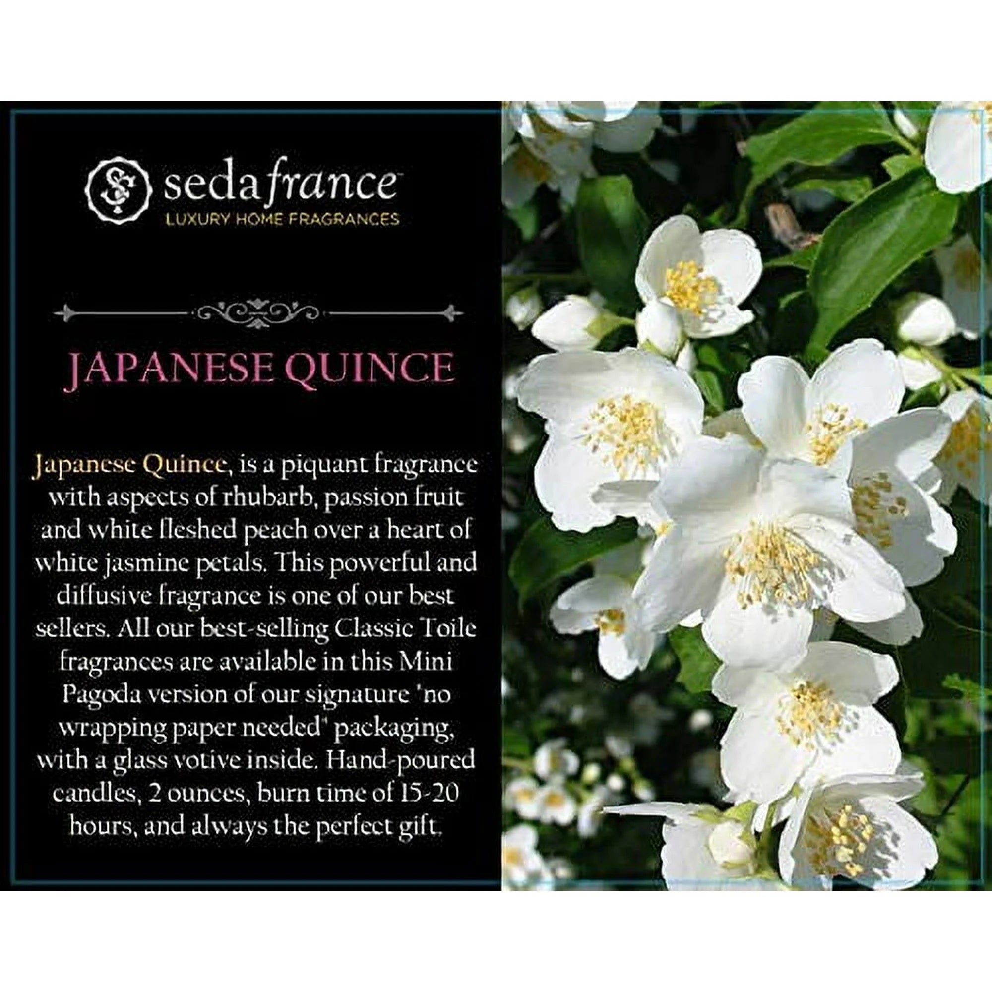 Seda France - Japanese Quince Pagoda Candle (as seen on Oprah)