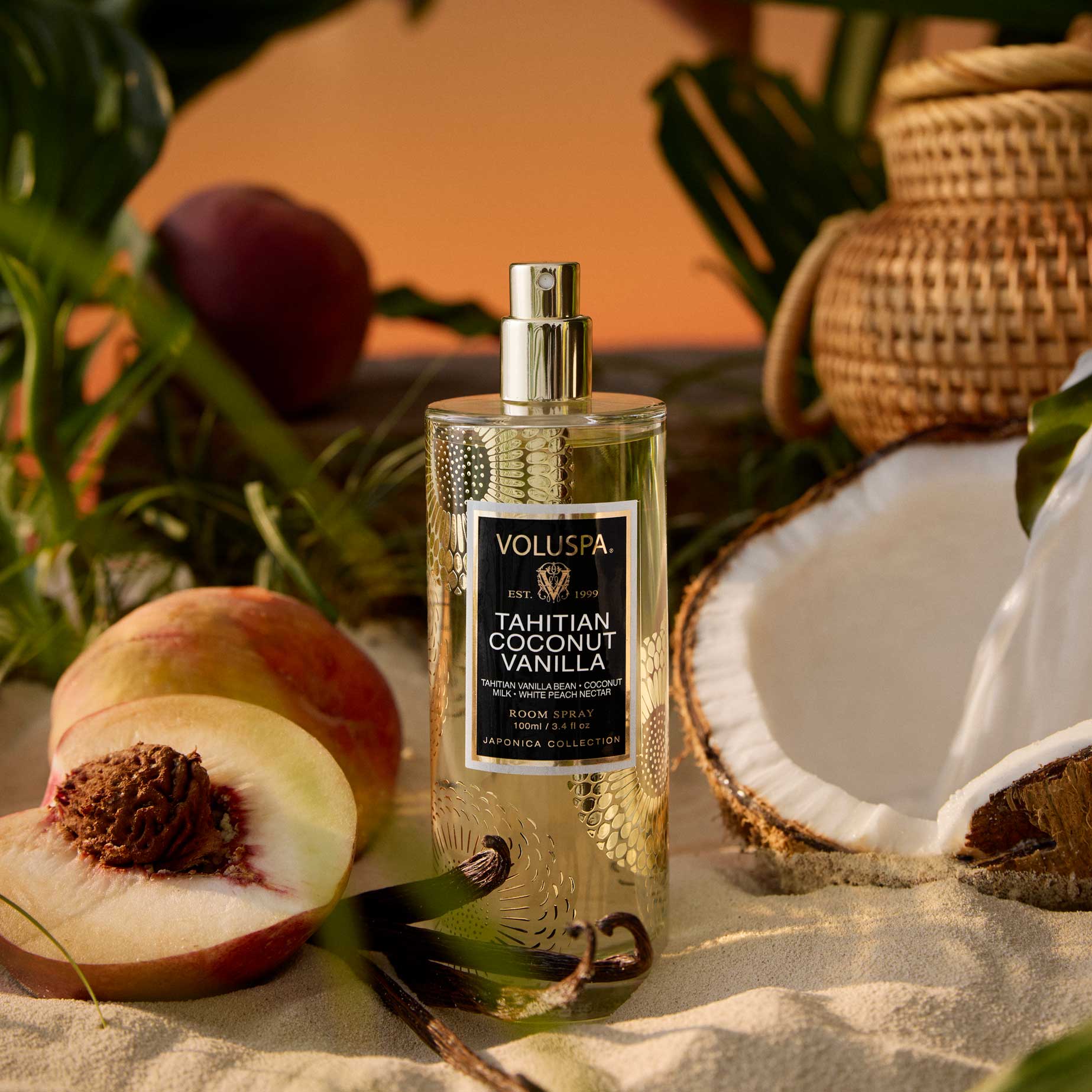 Voluspa - Tahitian Coconut Vanilla Room Spray | Candle Delirium