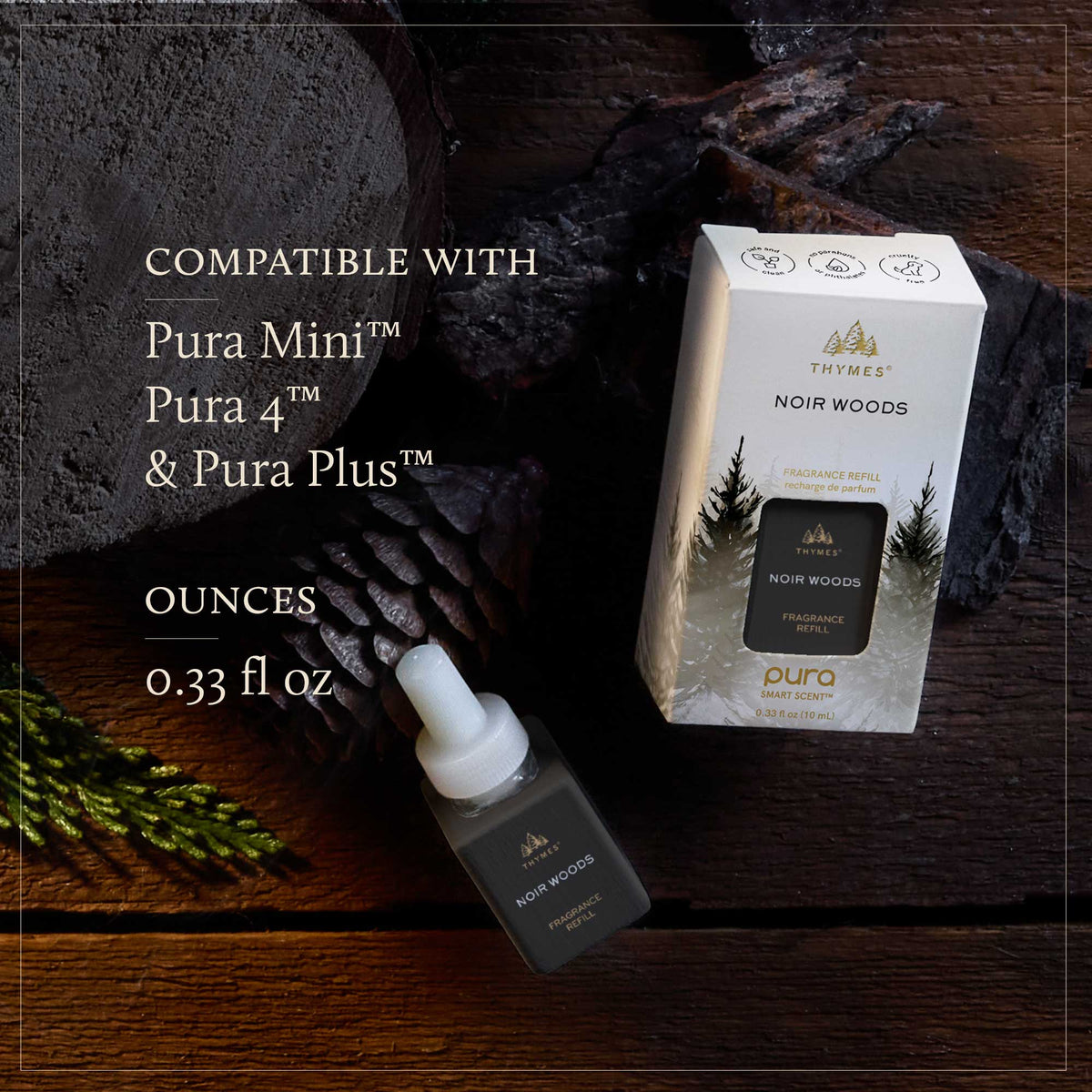 Thymes - Noir Woods Pura Smart Home Diffuser Refill