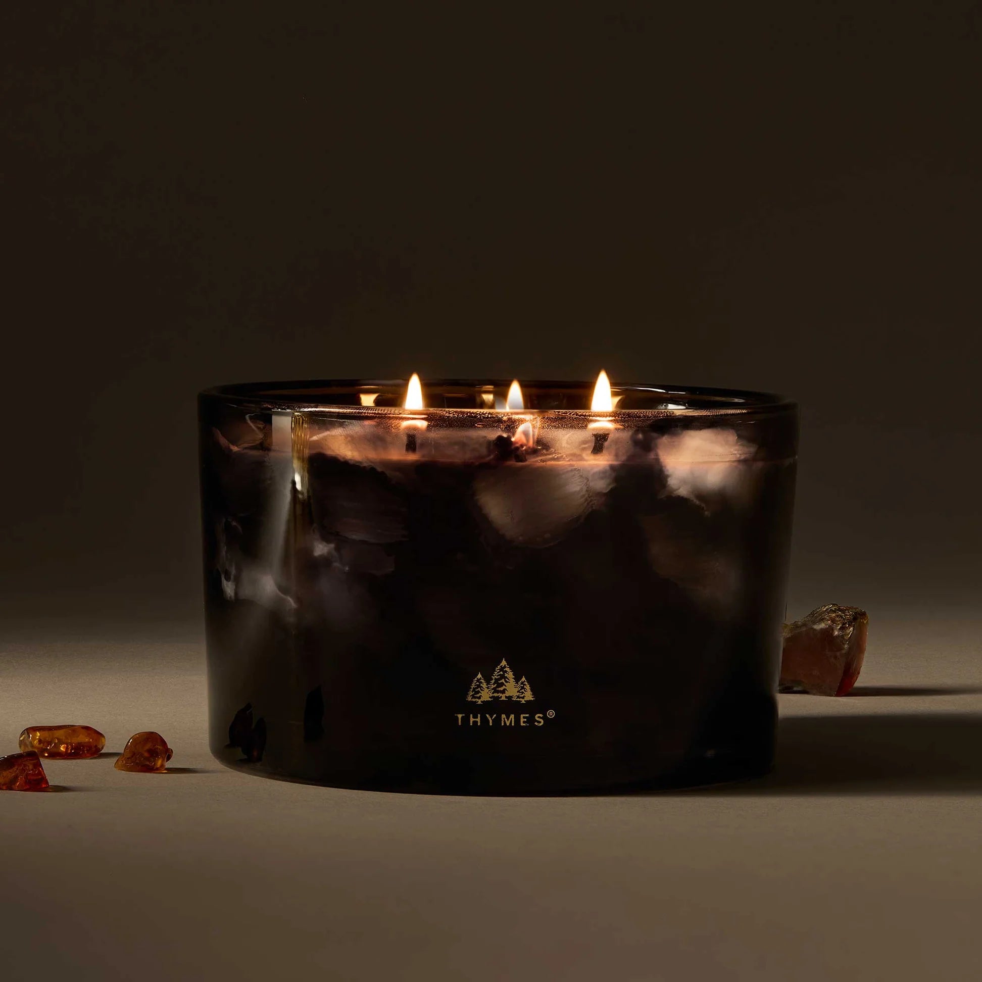 Thymes - Noir Woods 3 Wick Candle