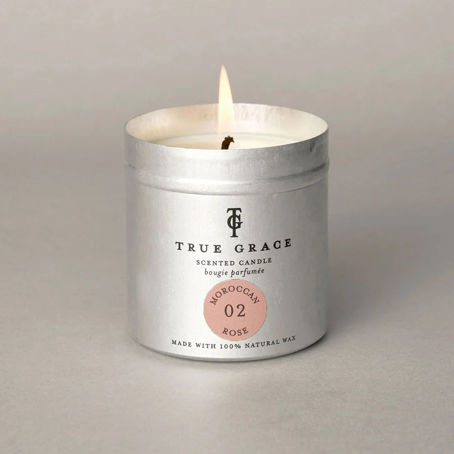 True Grace - Moroccan Rose Tin Candle