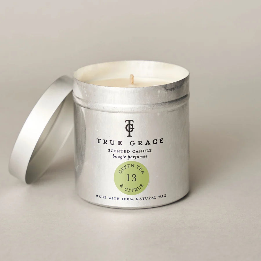 True Grace - Green Tea & Citrus Tin Candle