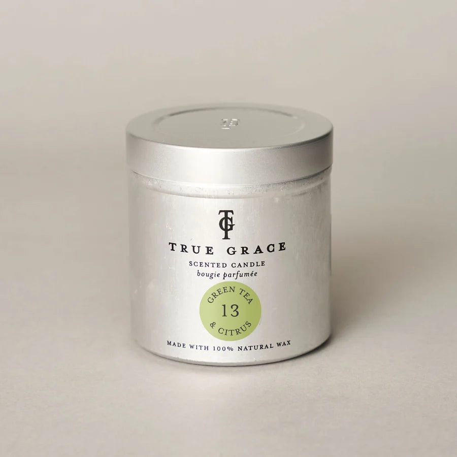 True Grace - Green Tea & Citrus Tin Candle