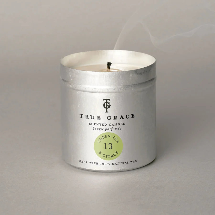 True Grace - Green Tea & Citrus Tin Candle