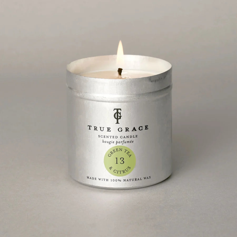 True Grace - Green Tea & Citrus Tin Candle