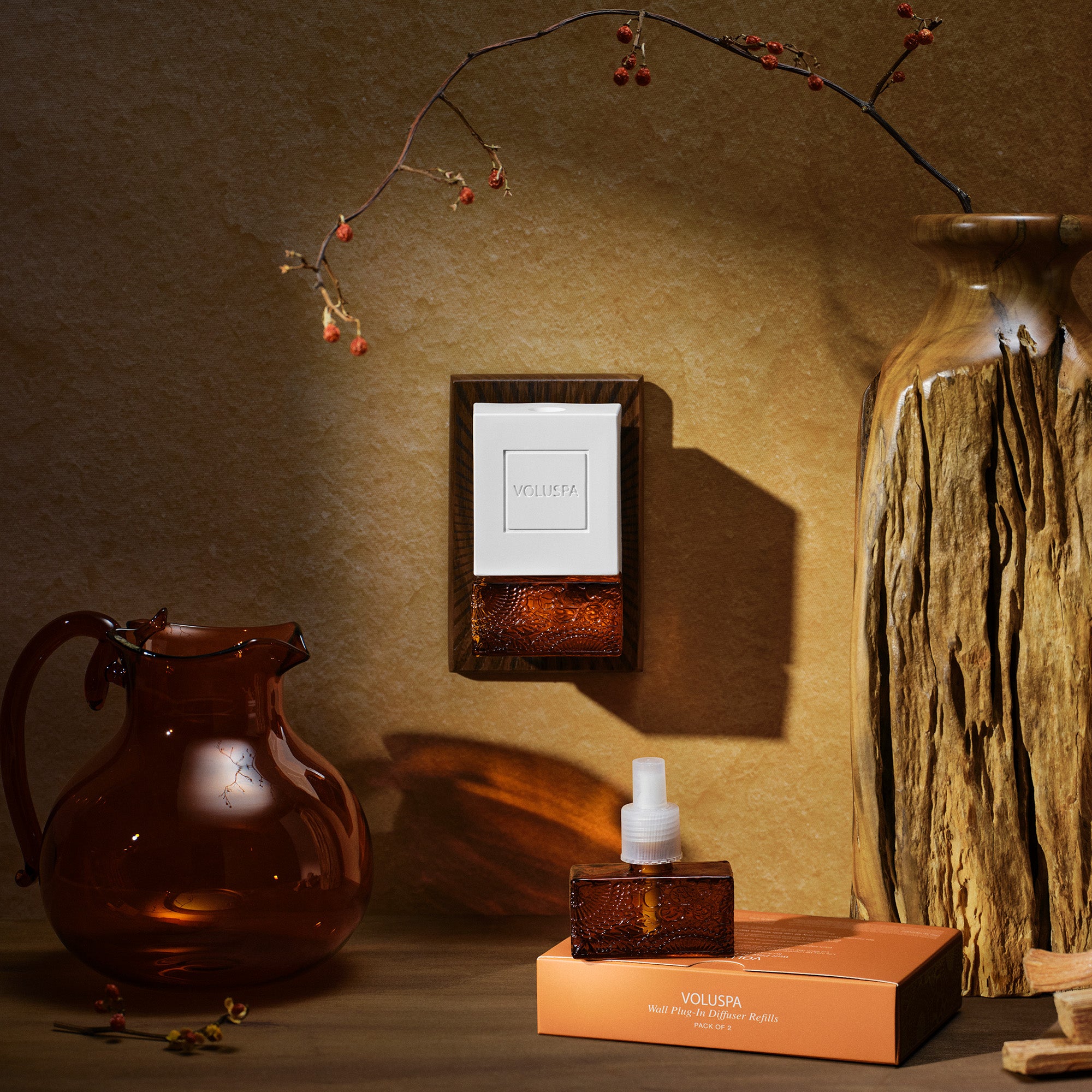 Voluspa - Baltic Amber Wall Plug-In Diffuser Twin Refill