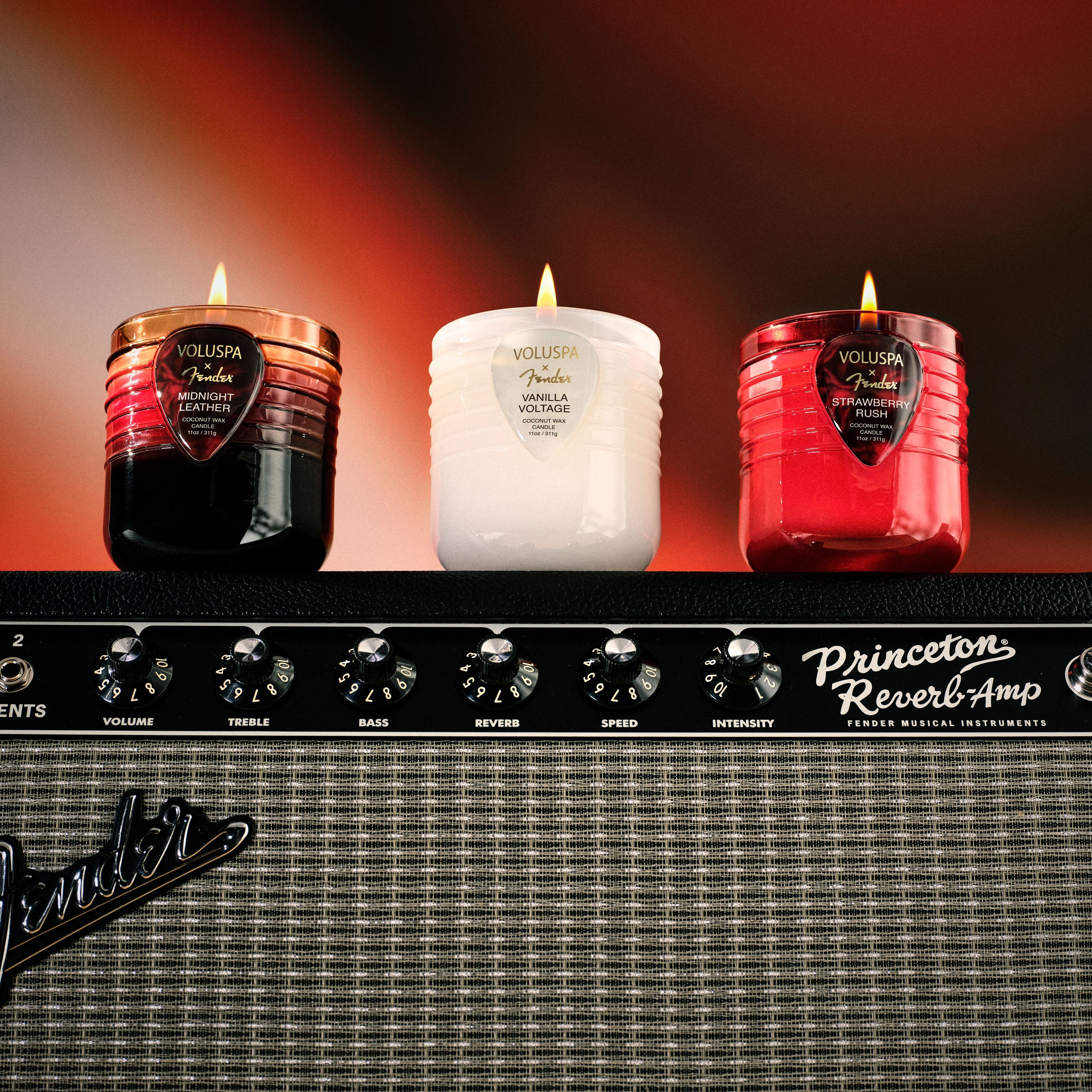 Voluspa - Fender Three Cord Candle Gift Set | Candle Delirium