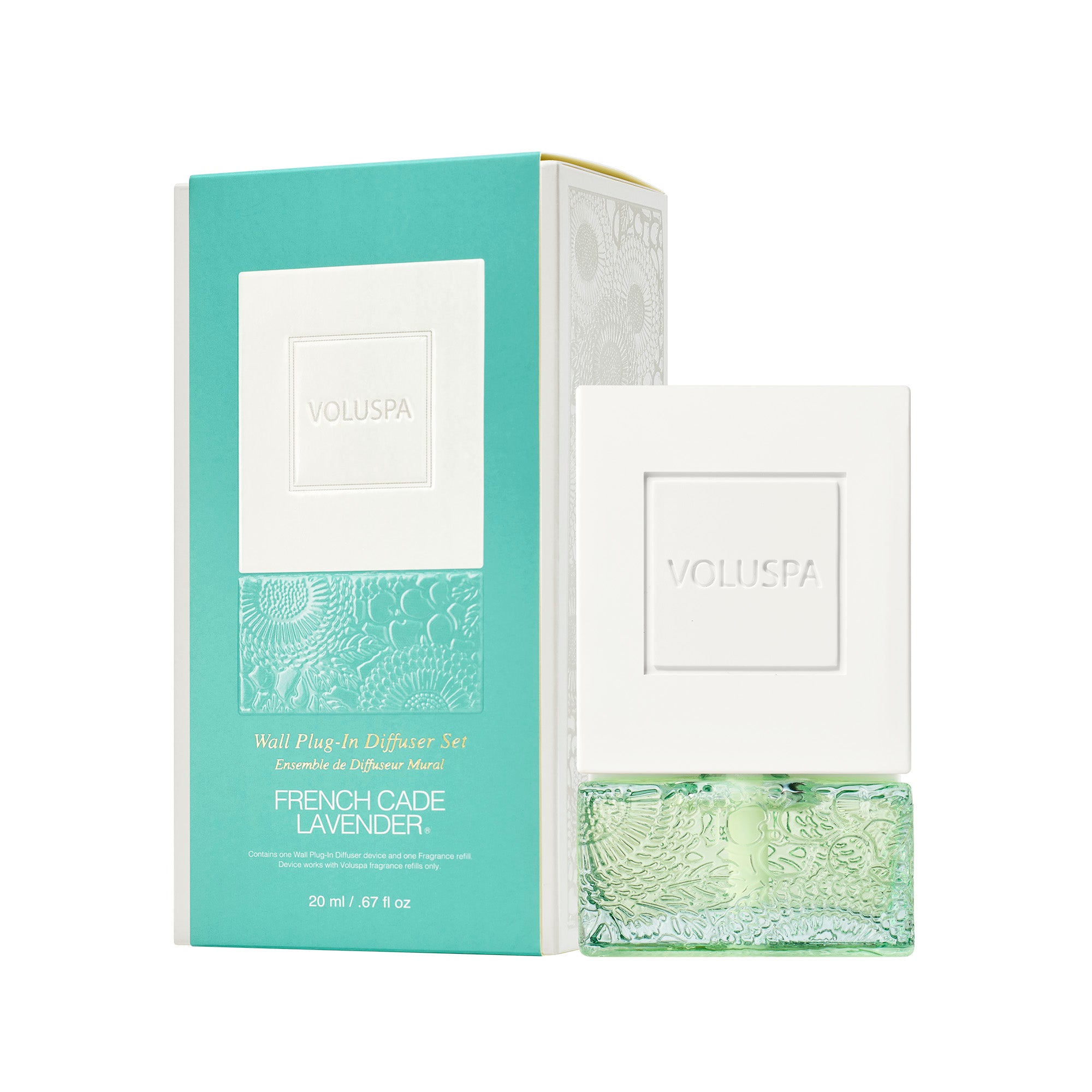 Voluspa - French Cade Lavender Wall Plug-In Diffuser Starter Kit