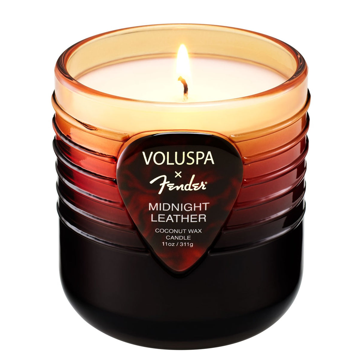 Voluspa - Fender Midnight Leather Boxed Candle