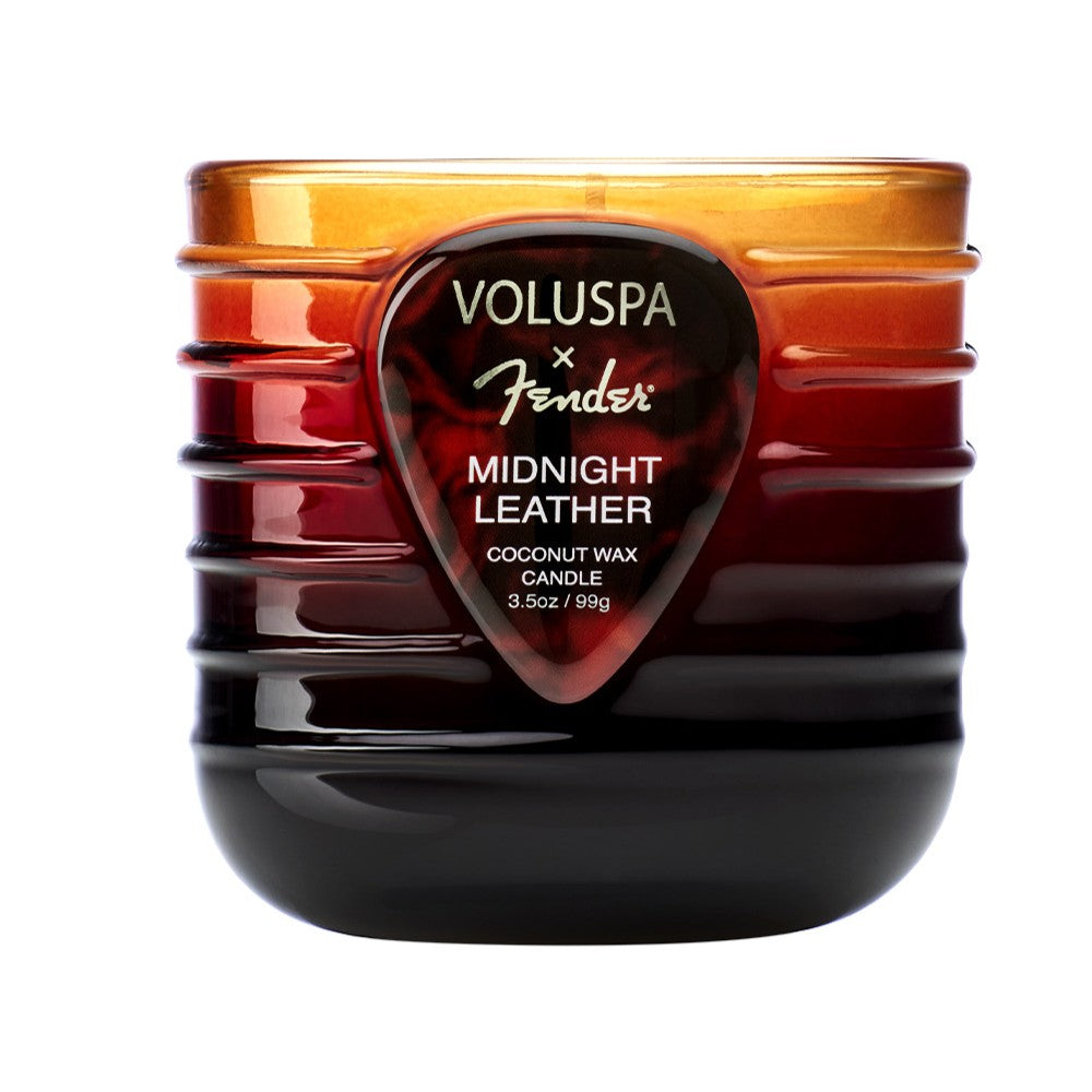 Voluspa - Fender Midnight Leather Mini Boxed Candle
