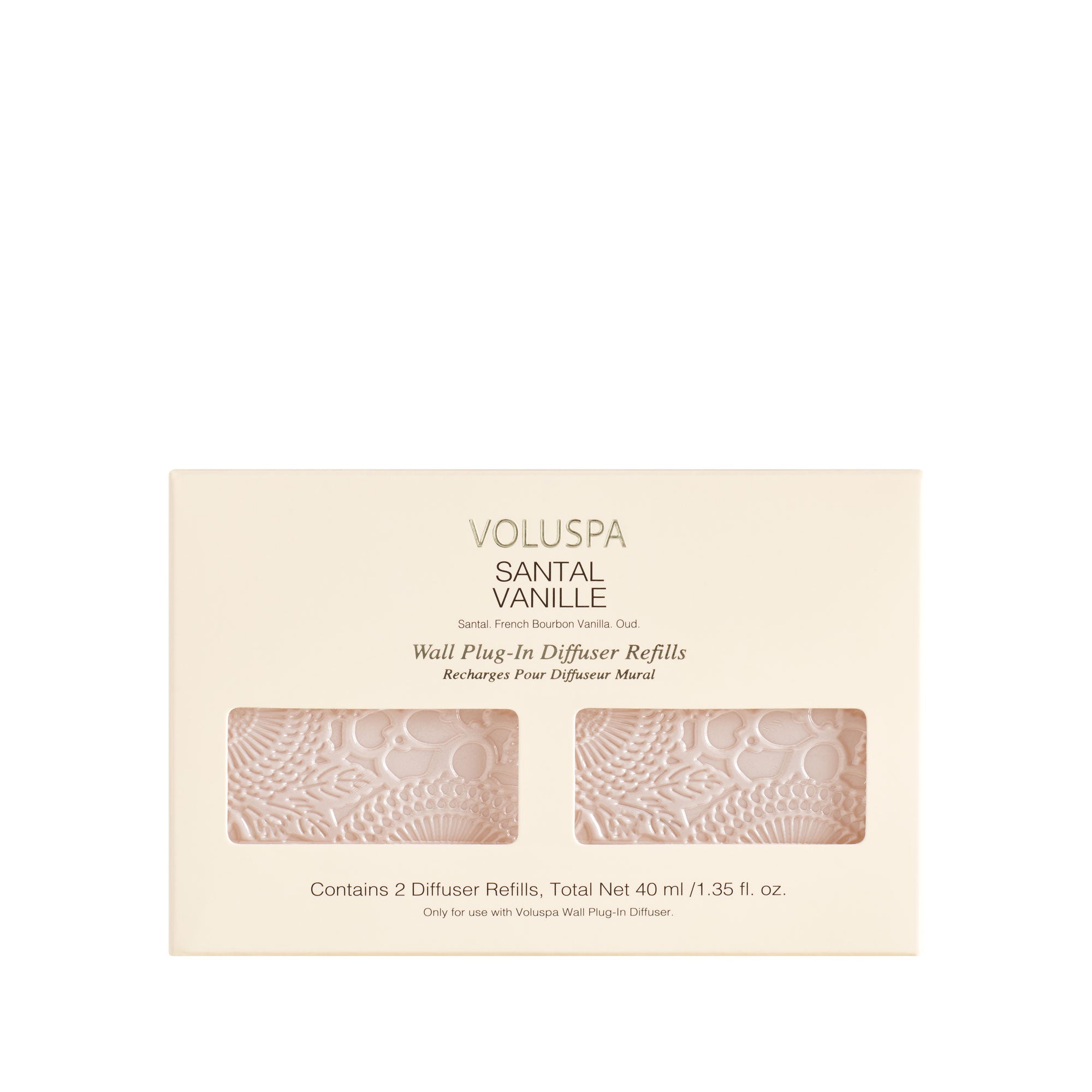 Voluspa - Santal Vanille Wall Plug-In Diffuser Twin Refill