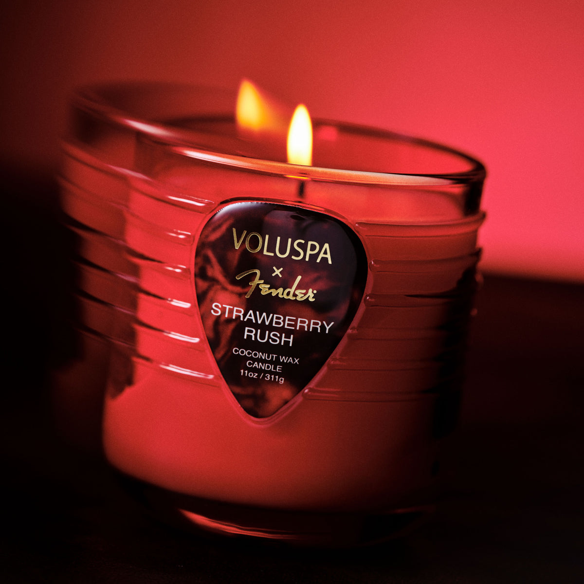 Voluspa - Fender Strawberry Rush Boxed Candle
