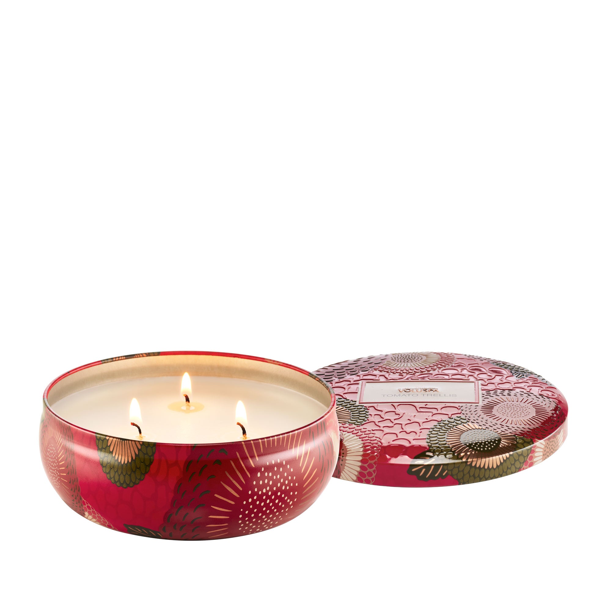 Voluspa - Tomato Trellis 3 Wick Tin Candle