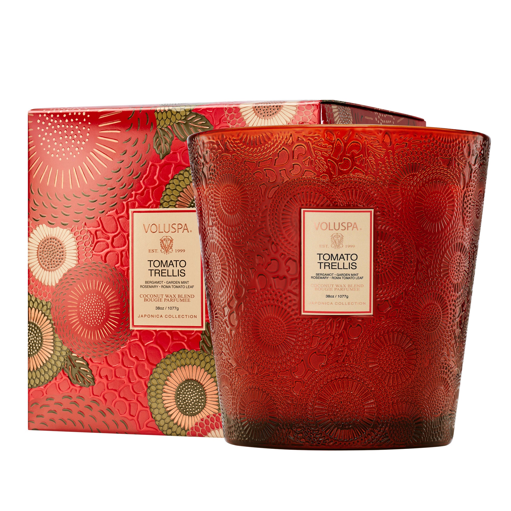 Voluspa - Tomato Trellis 3 Wick Hearth Candle