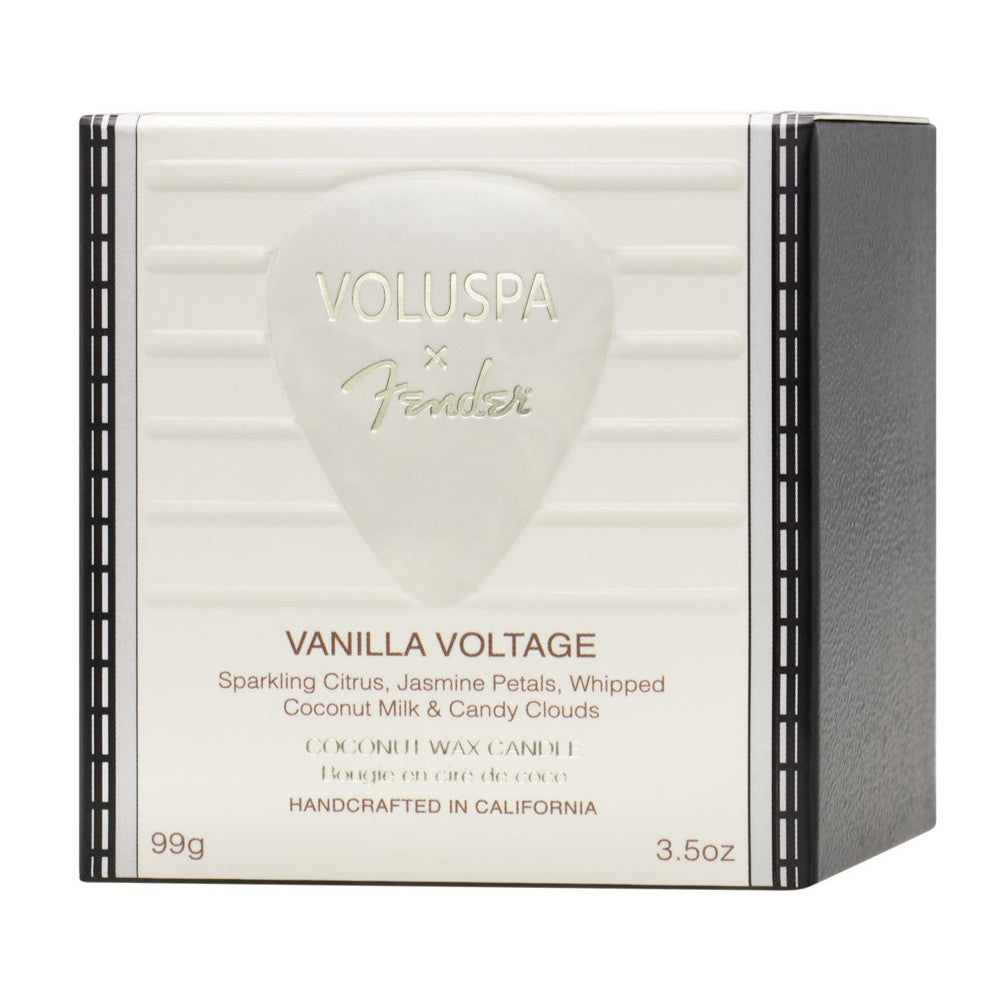 Voluspa - Fender Vanilla Voltage Mini Boxed Candle