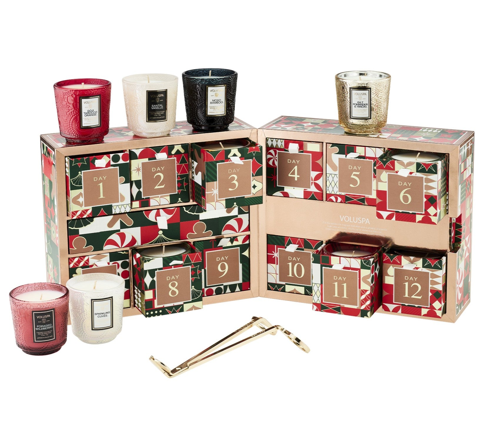 Voluspa - 12 Day Heritage Advent Calendar Gift Set 2025