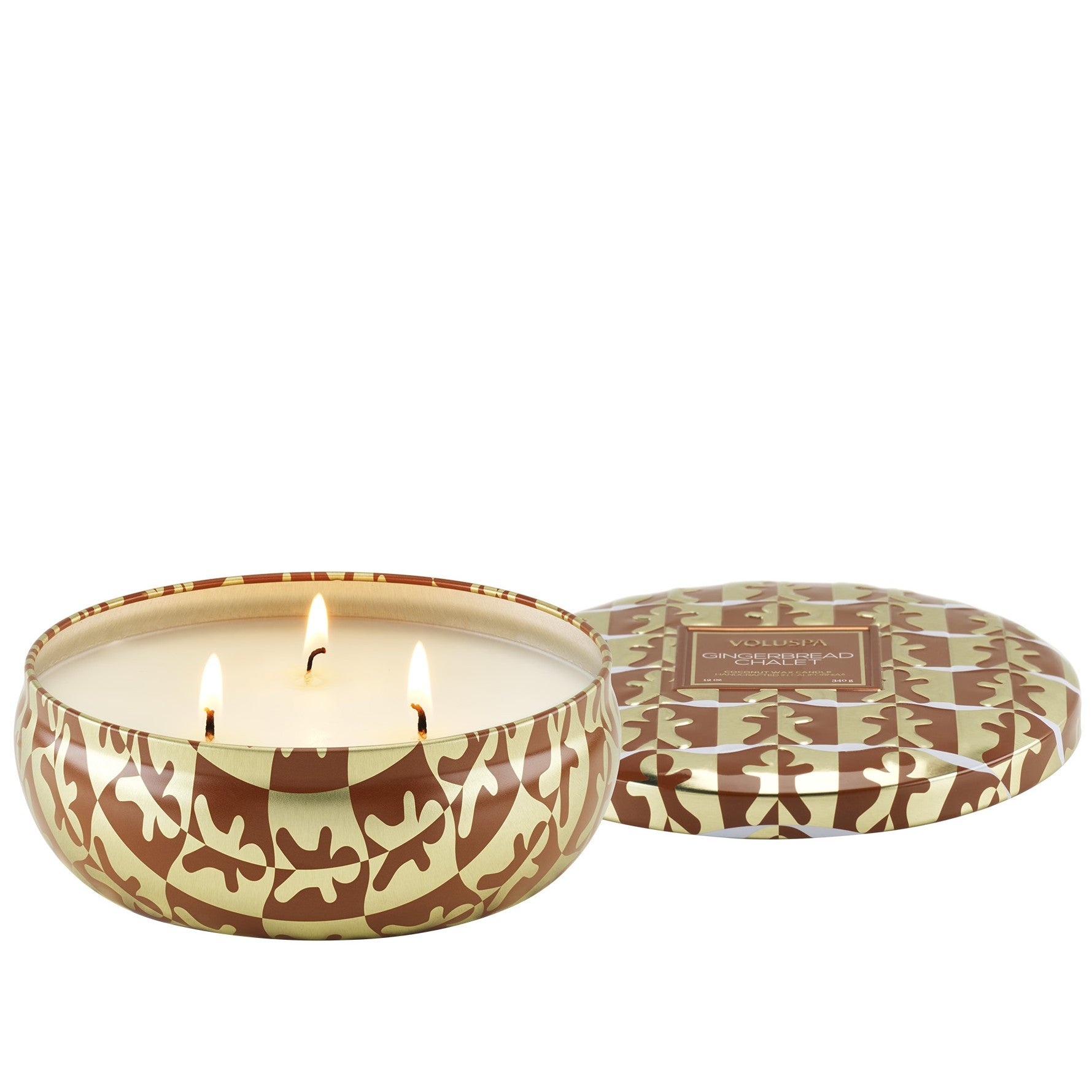 Voluspa - Gingerbread Chalet 3 Wick Tin Candle
