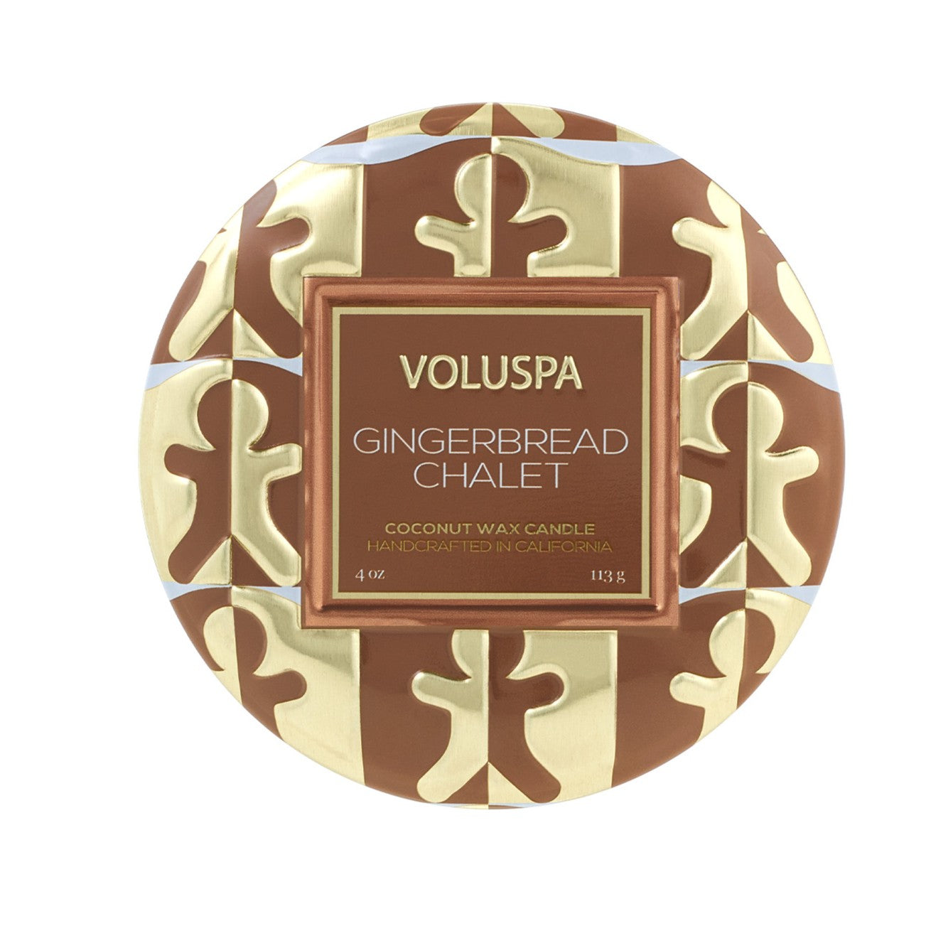 Voluspa - Gingerbread Chalet Mini Tin Candle